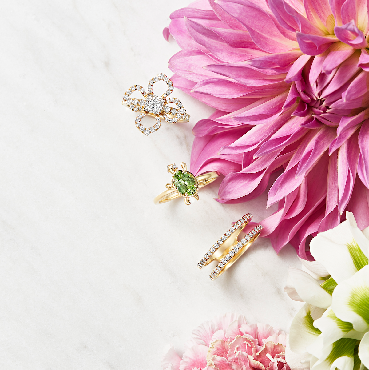 【春の新作】お披露目会先行ジュエリーが登場！　ハナミズキシリーズのニューコレクションに注目🌸