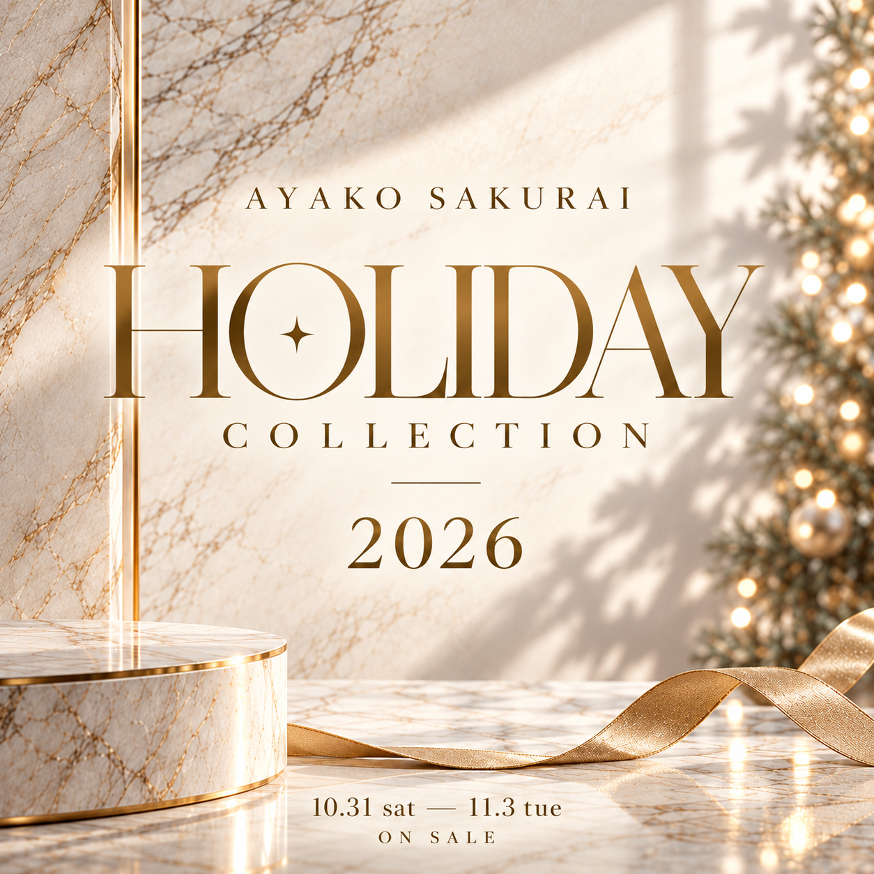 【数量限定・再販なし】HOLIDAY COLLECTION 2026｜一年頑張った自分への贈り物に、この冬だけの記念刻印入りリング2型が登場