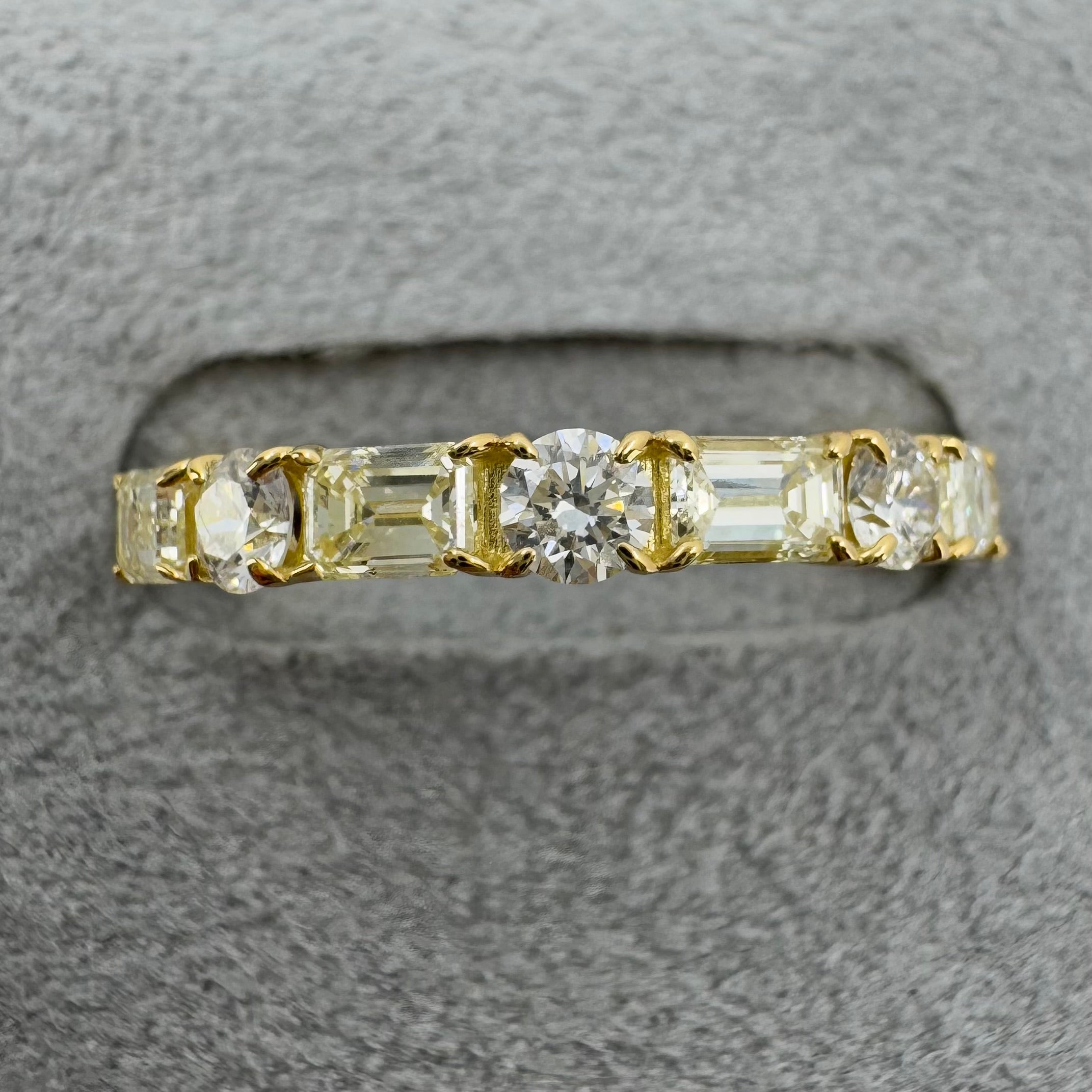 [ノンシャラン］リング ダイヤ 0.8ct RO BG PT K18YG