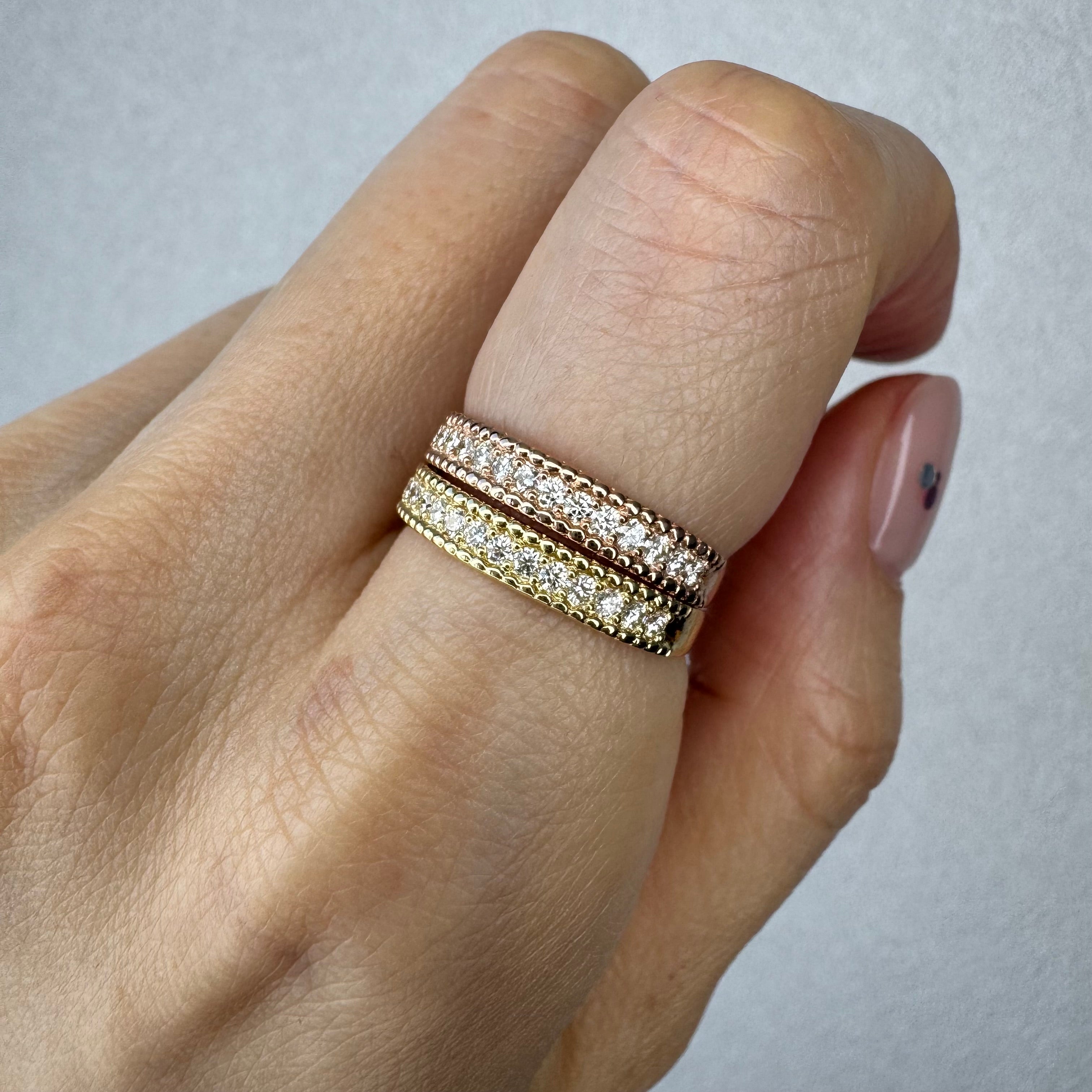 ［ミルフィーユ］ リング ダイヤ  0.2ct