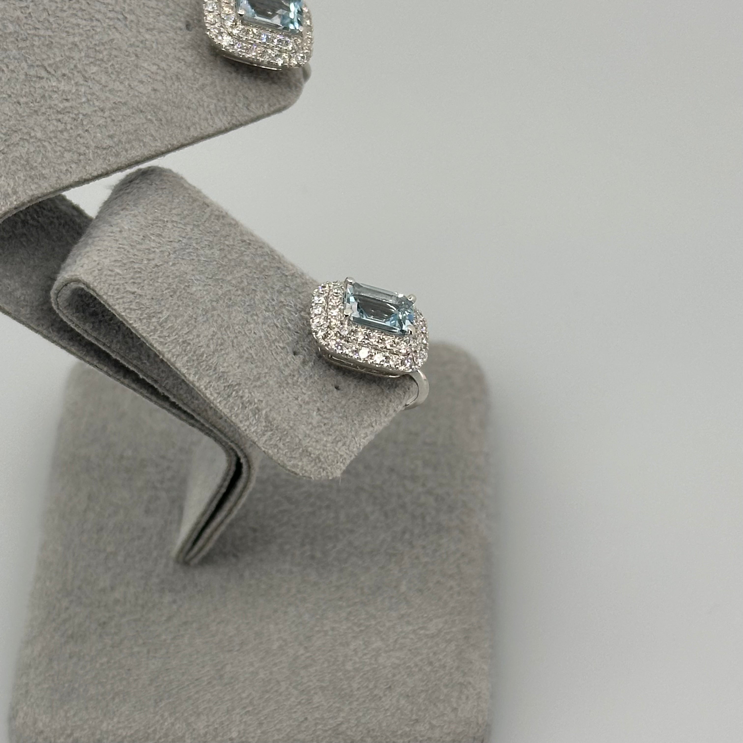 ヴォワール］ピアス クンツァイト/アクアマリン/ロンドンブルー