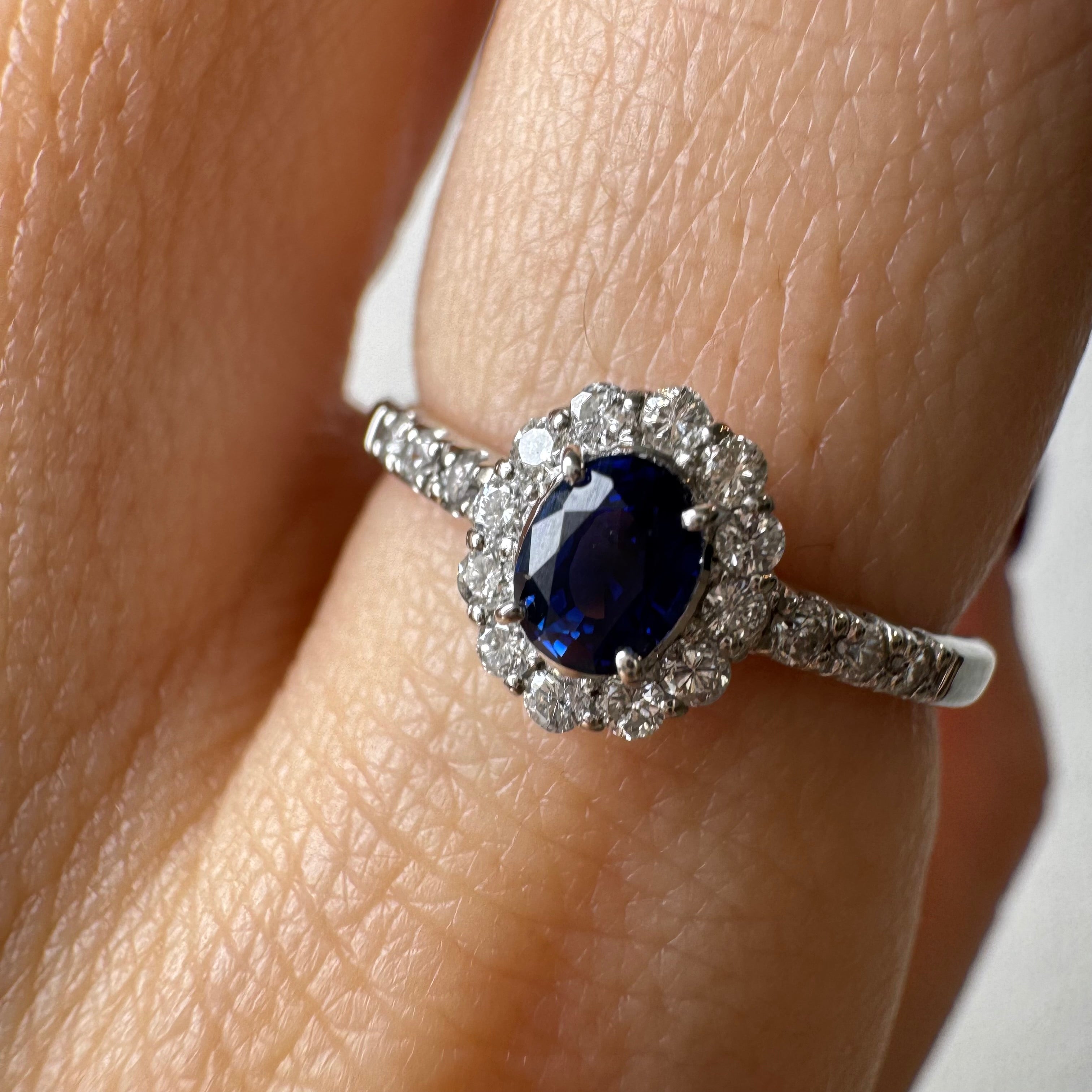 102［一点物］リング ブルーサファイア 0.3ct前後 OV PT