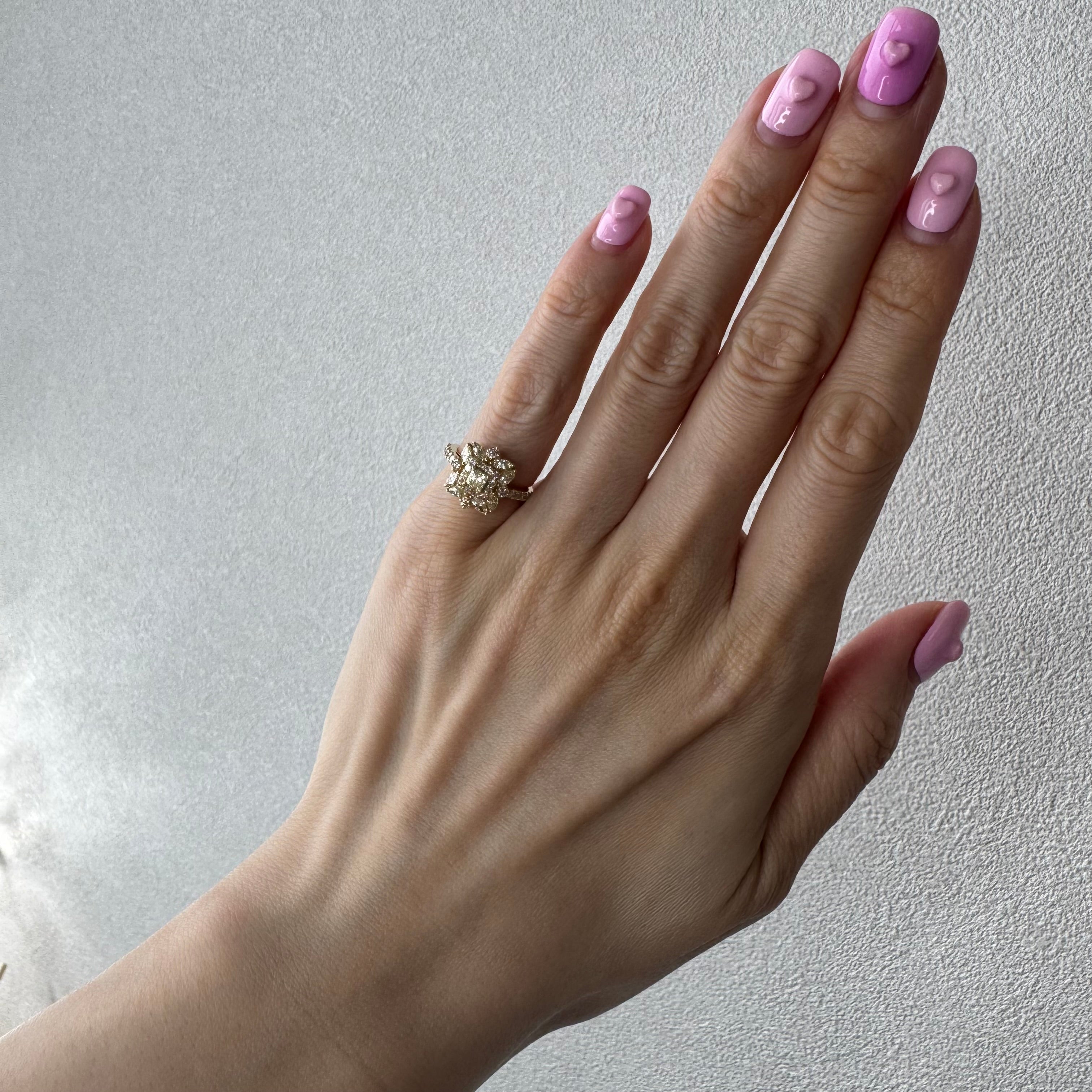 ［アラベスク］リング ダイヤ