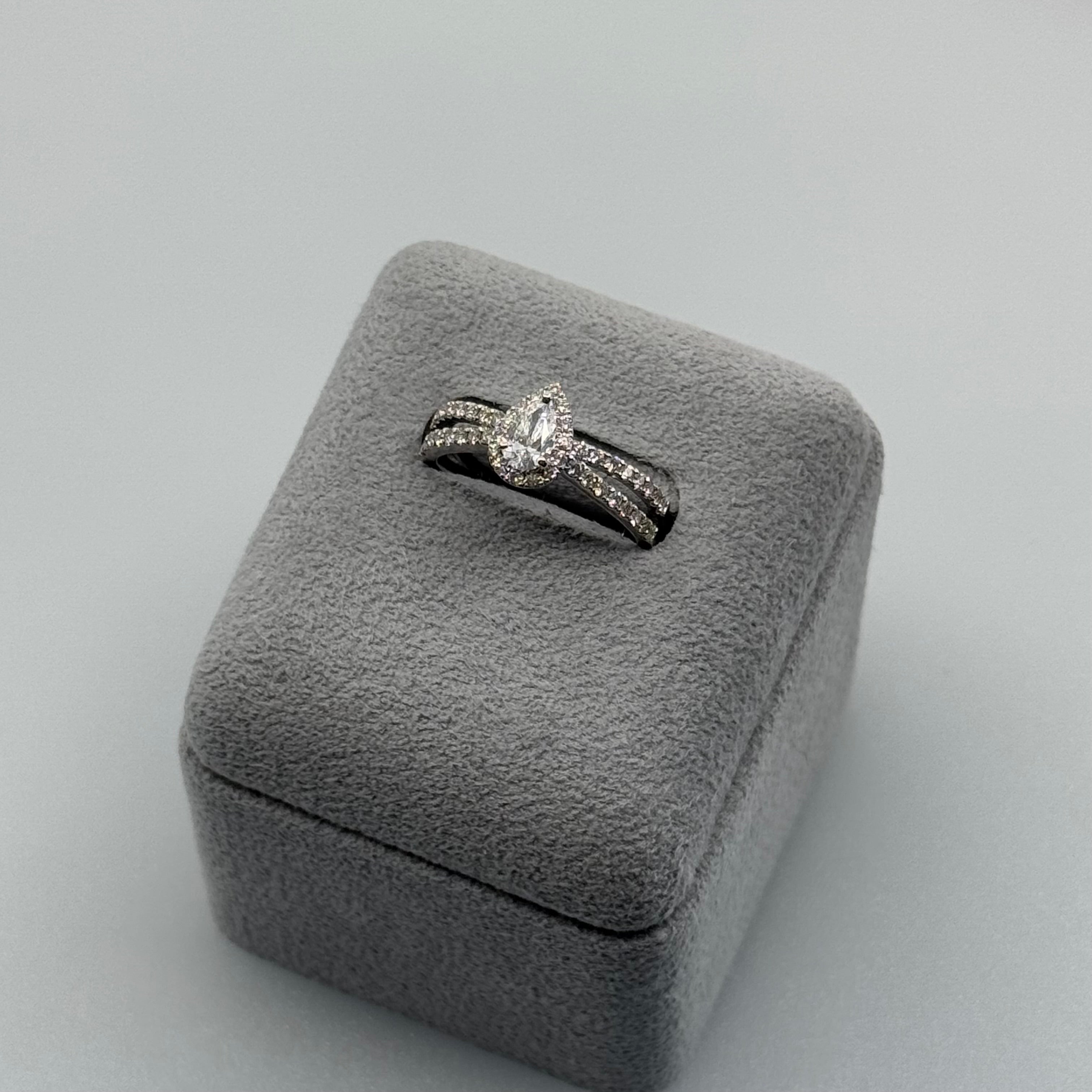 32［一点物］リング ダイヤ 0.3ct PS PT