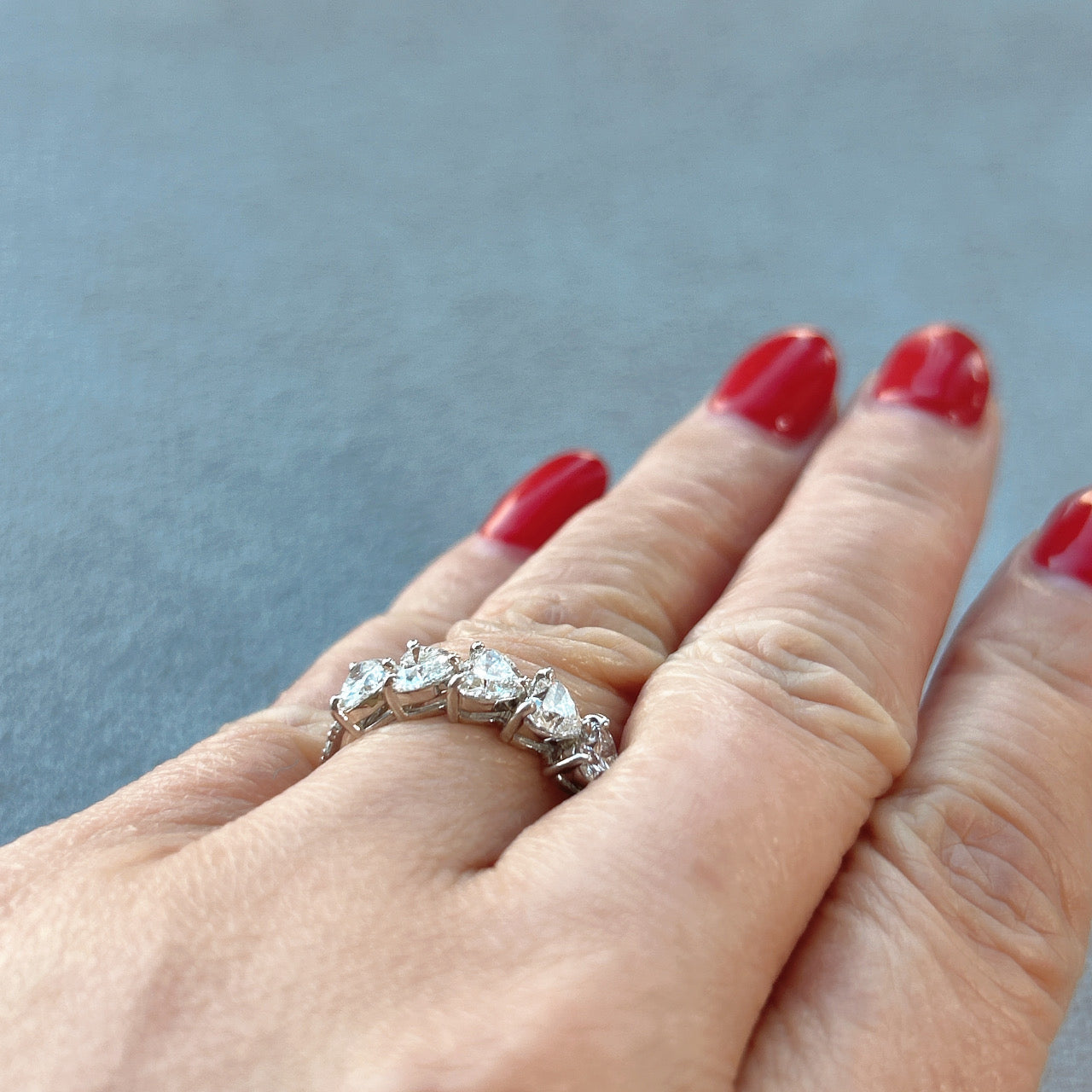 アメリ/ハーフエタニティ］リング ダイヤ 1pc0.3ct×5pc HS – AYAKO