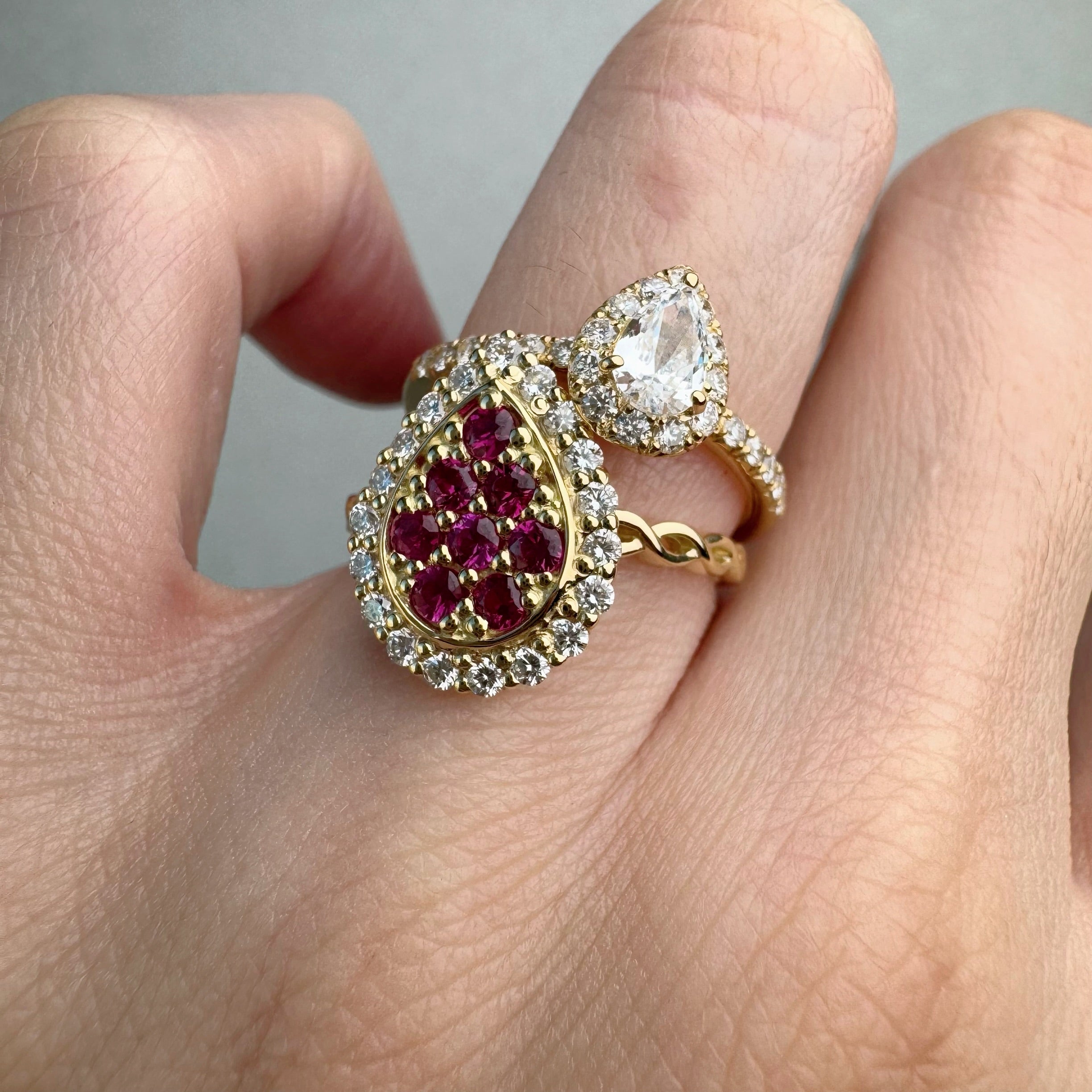 ［ミュール］リング ルビー 0.4ct前後 PS