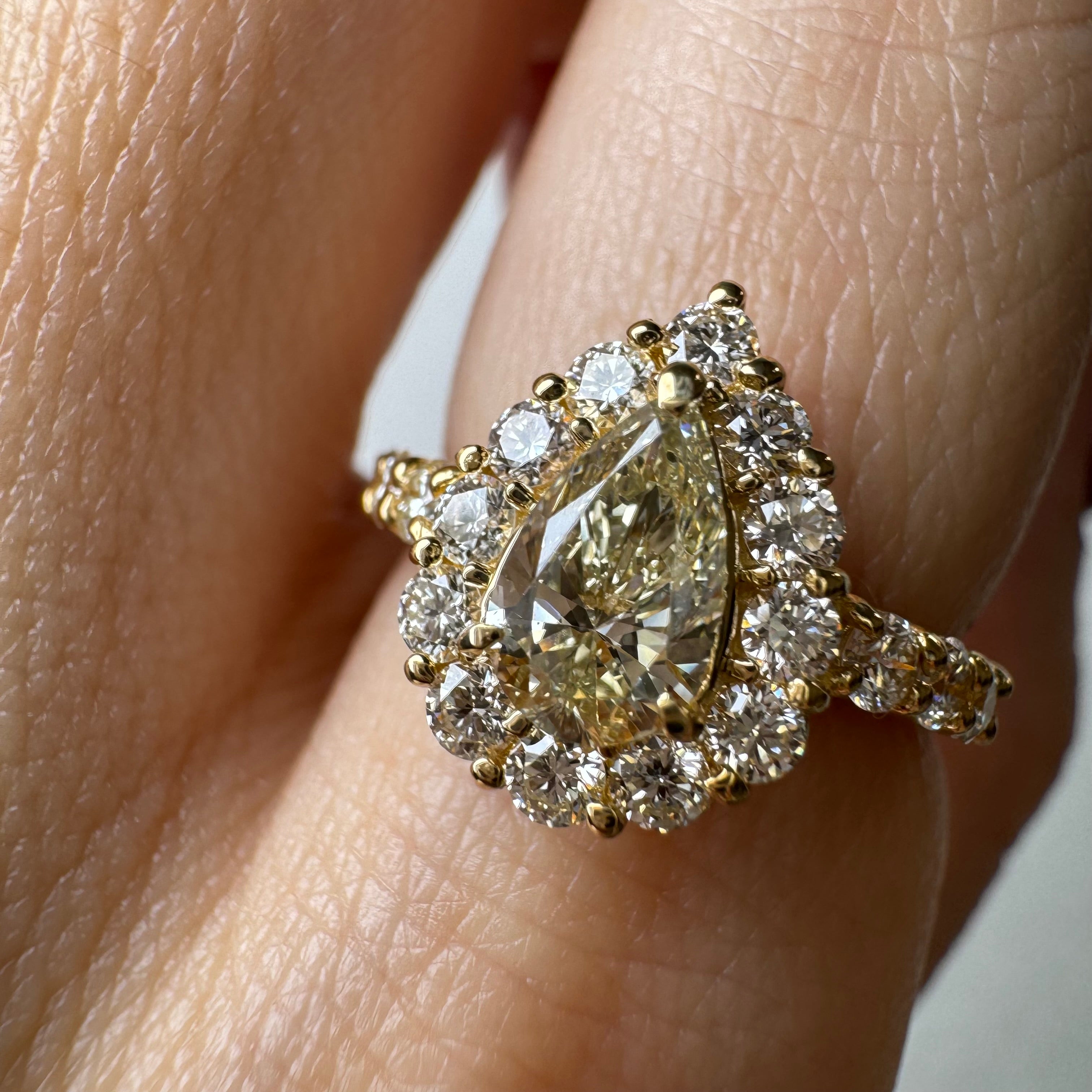 13［一点物］リング ダイヤ 0.6ct PS YG