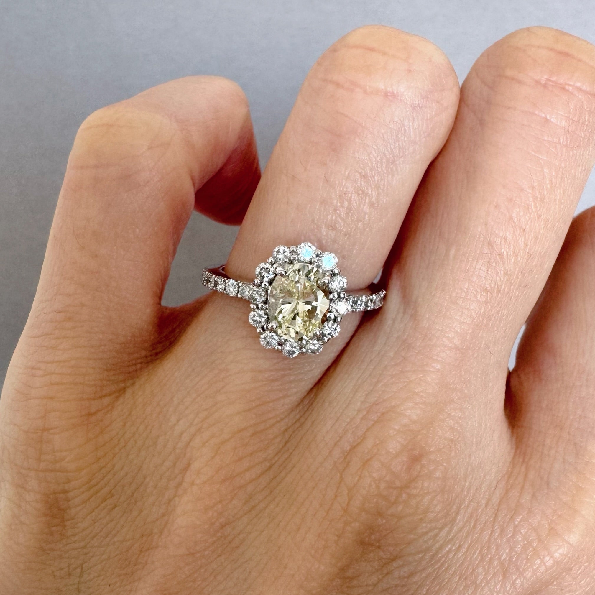 21［一点物］リング ダイヤ 1.1ct OV PT