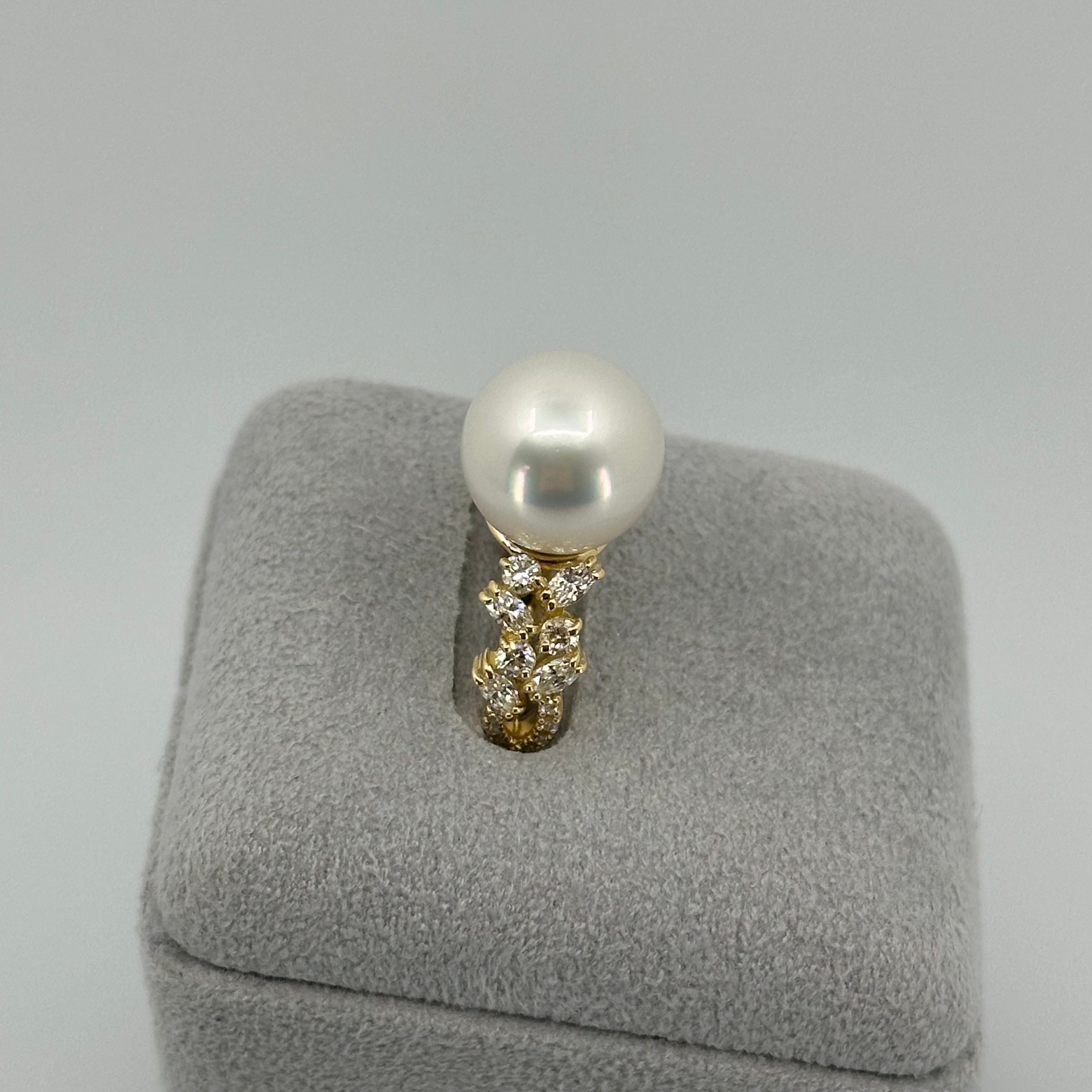 ［ケテル］リング 南洋真珠11mm K18YG 〜ホリデイコレクション