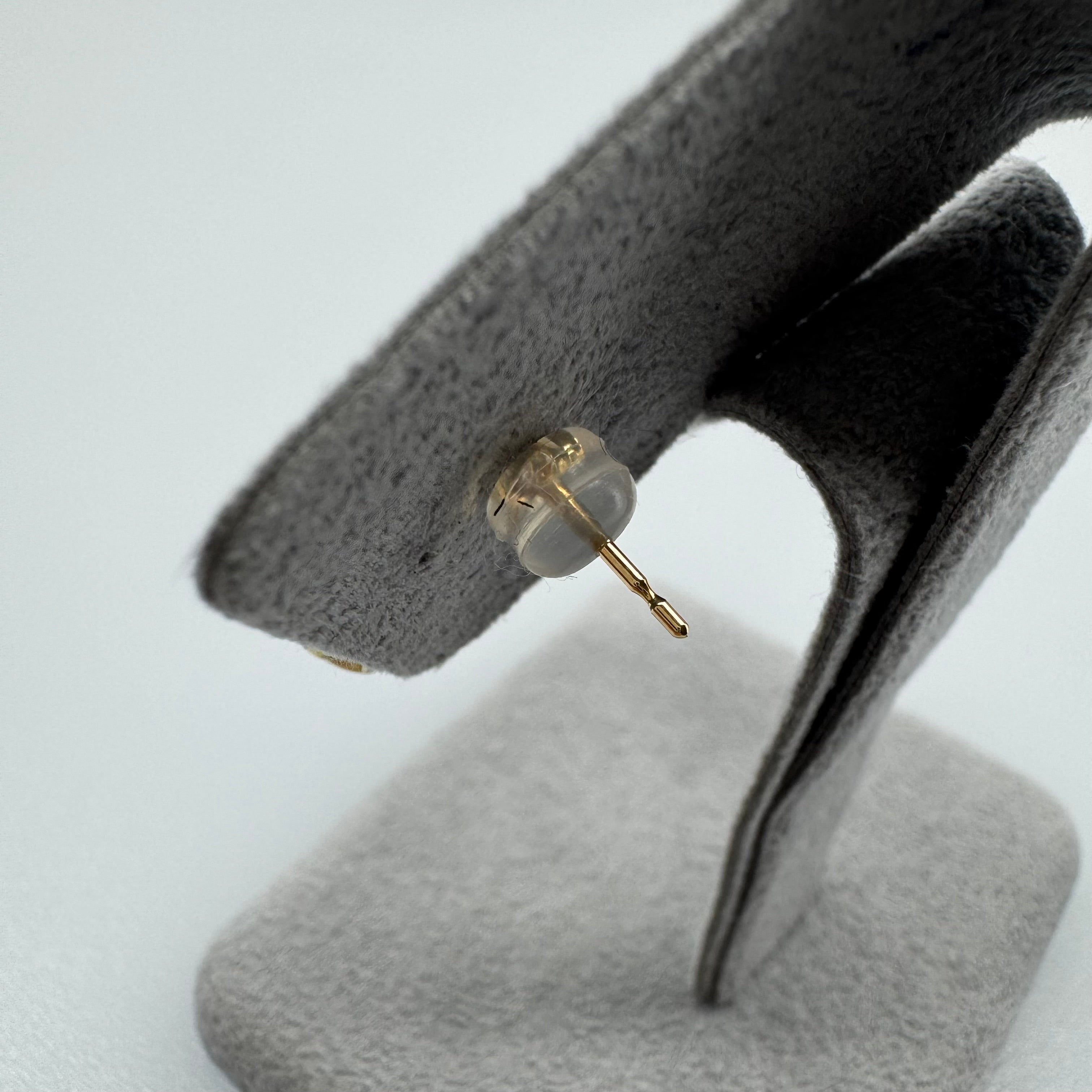 428［一点物］ピアス マンダリンガーネット 1.7ct PS