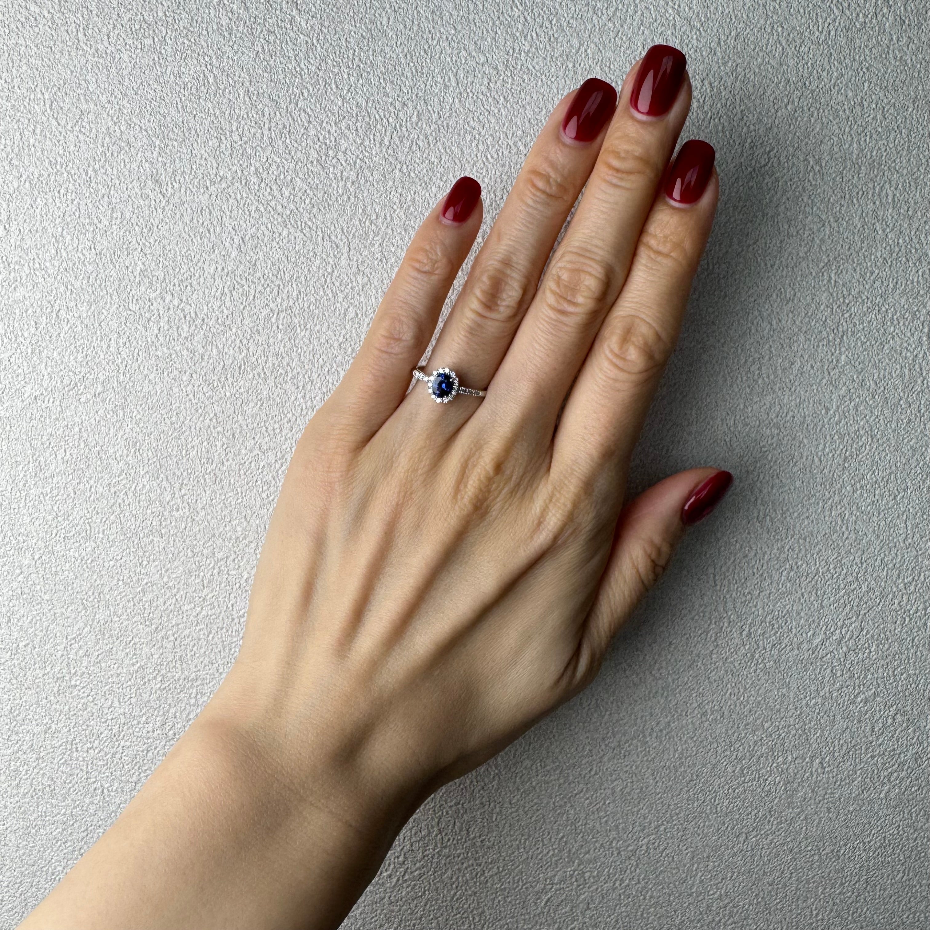 103［一点物］リング ブルーサファイア 0.5ct前後 OV PT