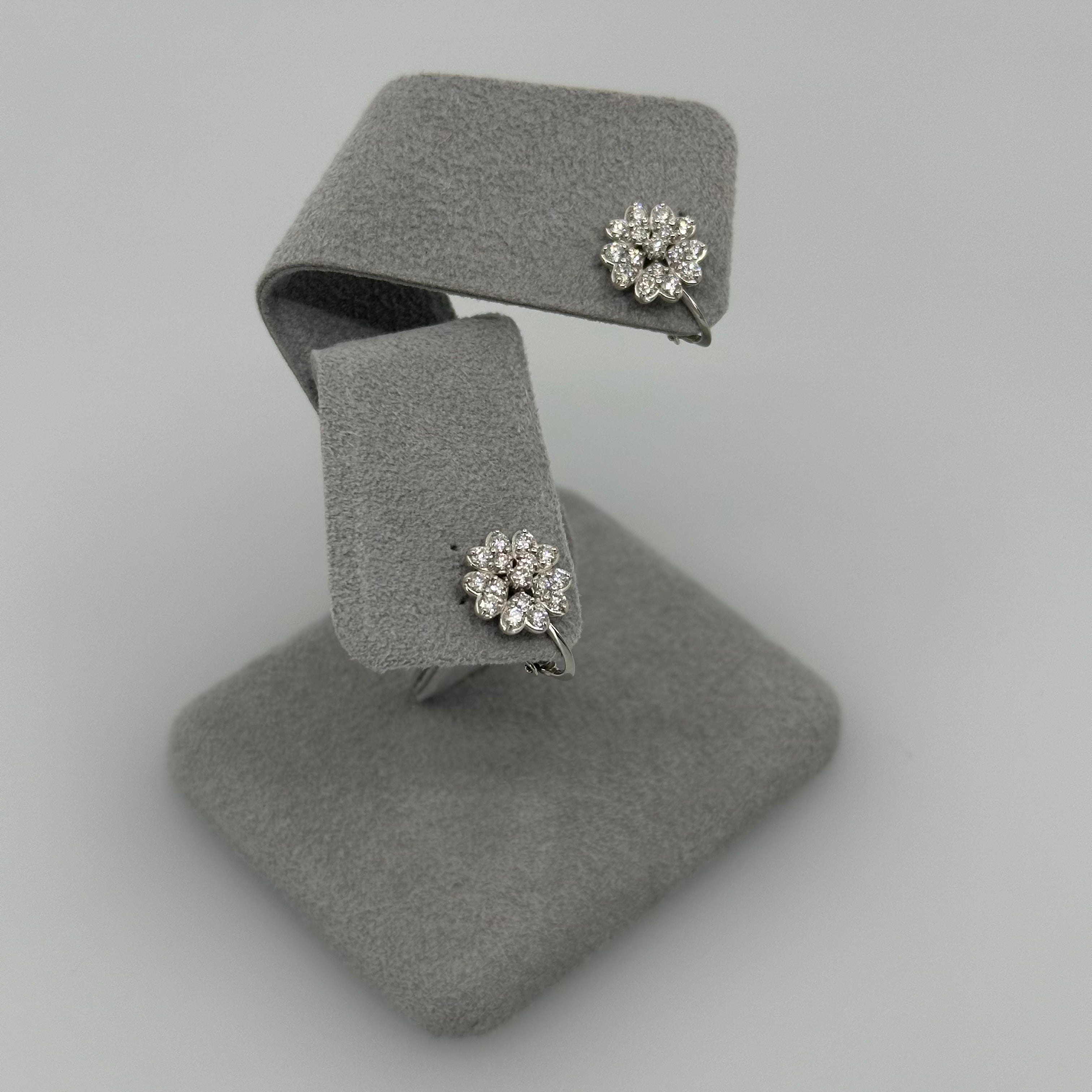 ［桜草の恋］ピアス ダイヤ