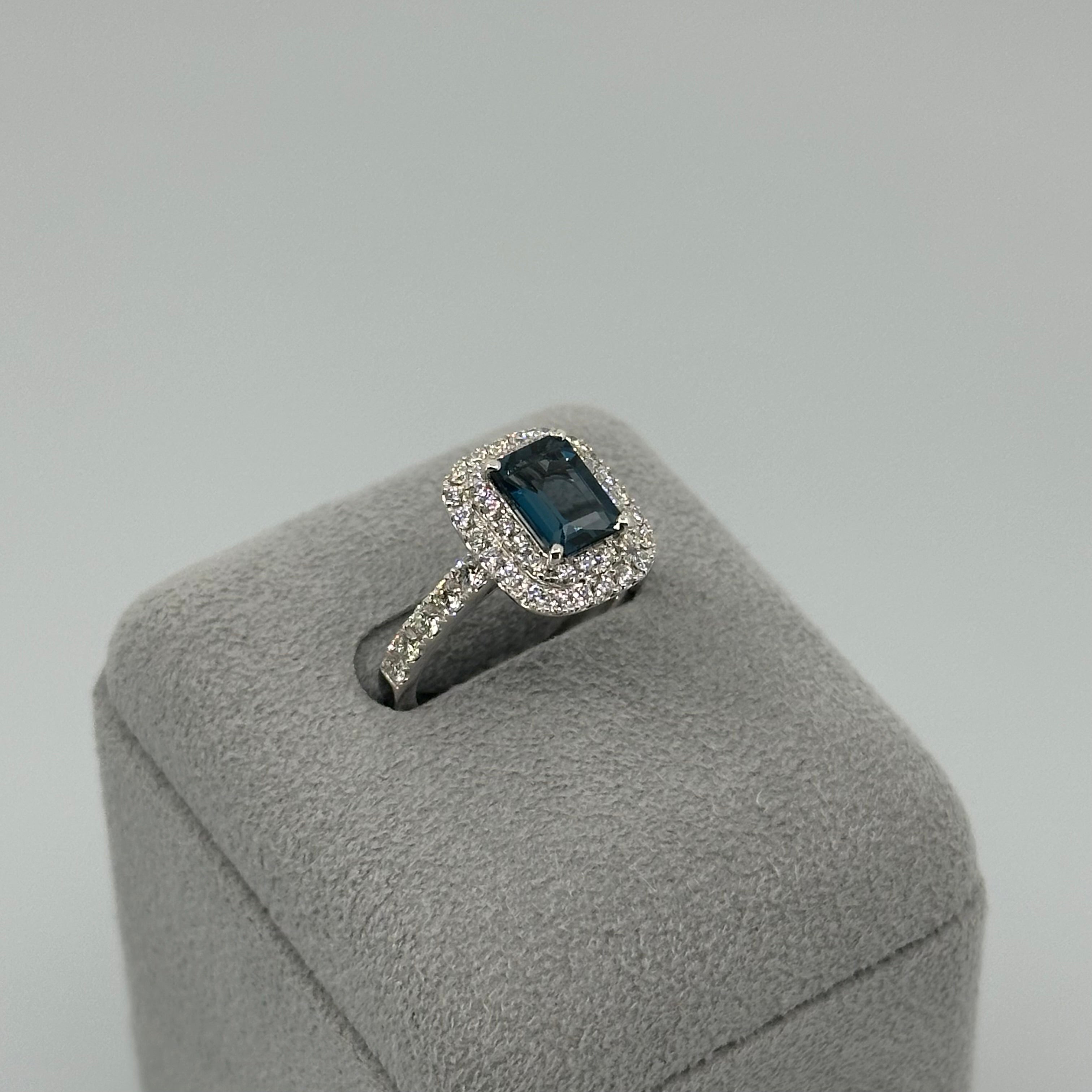 [ヴォワール] リング　ロンドンブルートパーズ/アクアマリン/クンツァイト