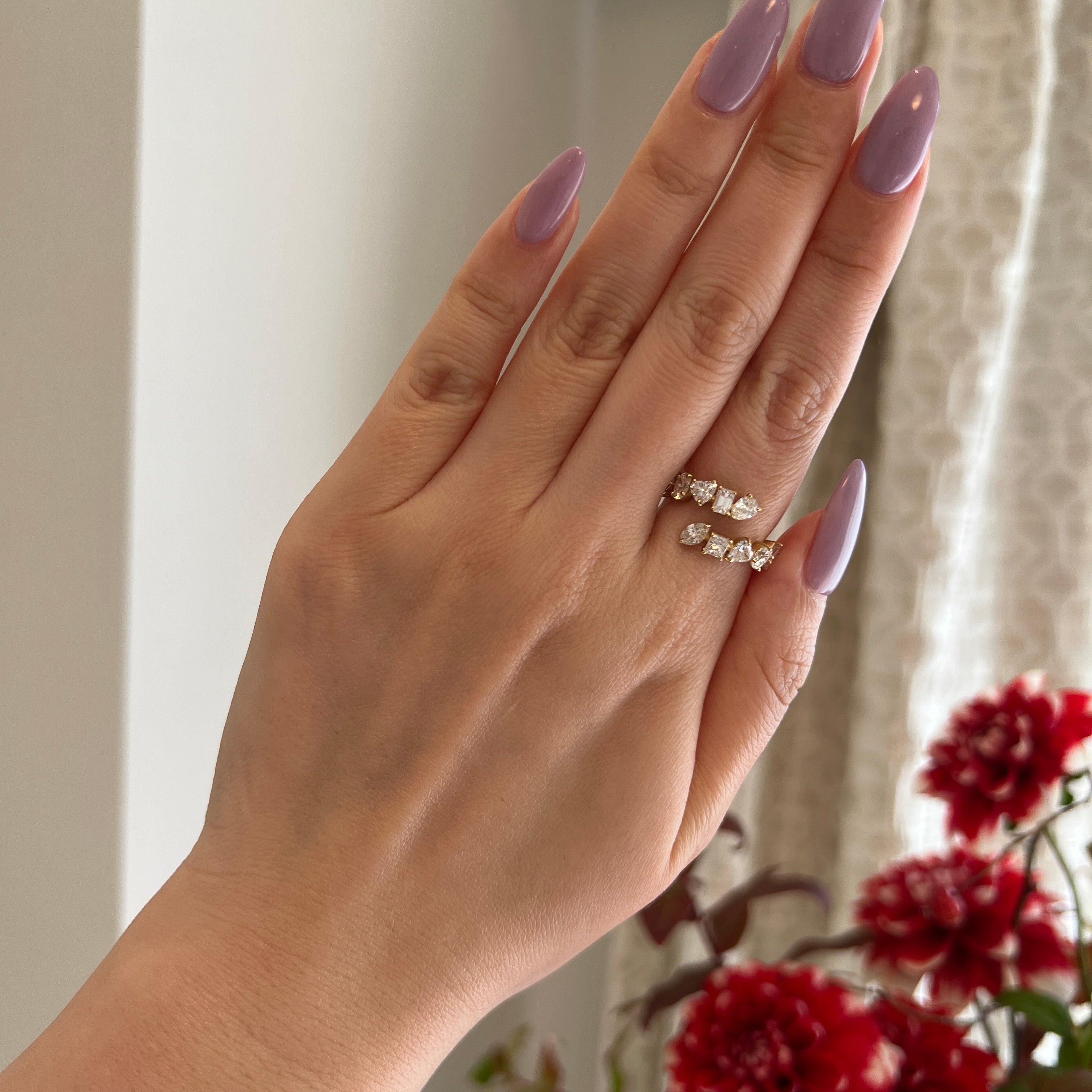 1点のみ♡2連変形リング K18YG｜AYAKO SAKURAI（櫻井 彩子（サクライ アヤコ））公式通販サイト