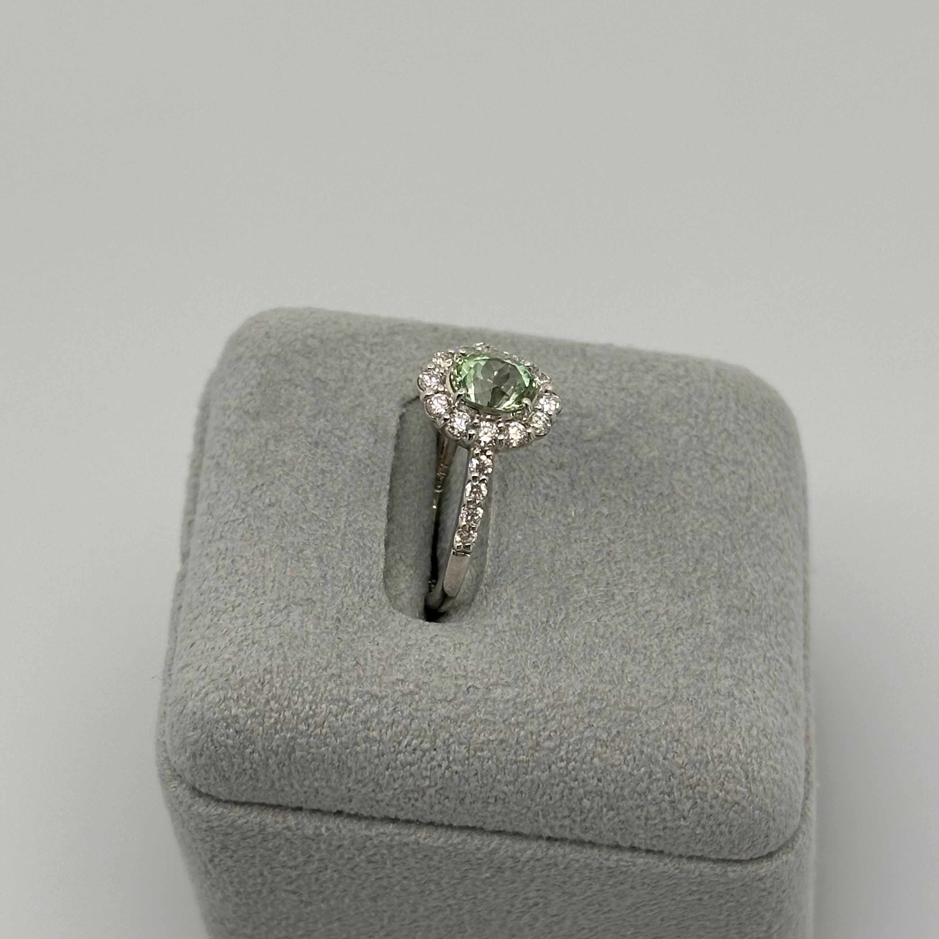 80［一点物/メローネ］リング コーネルピン 0.8ct OV PT