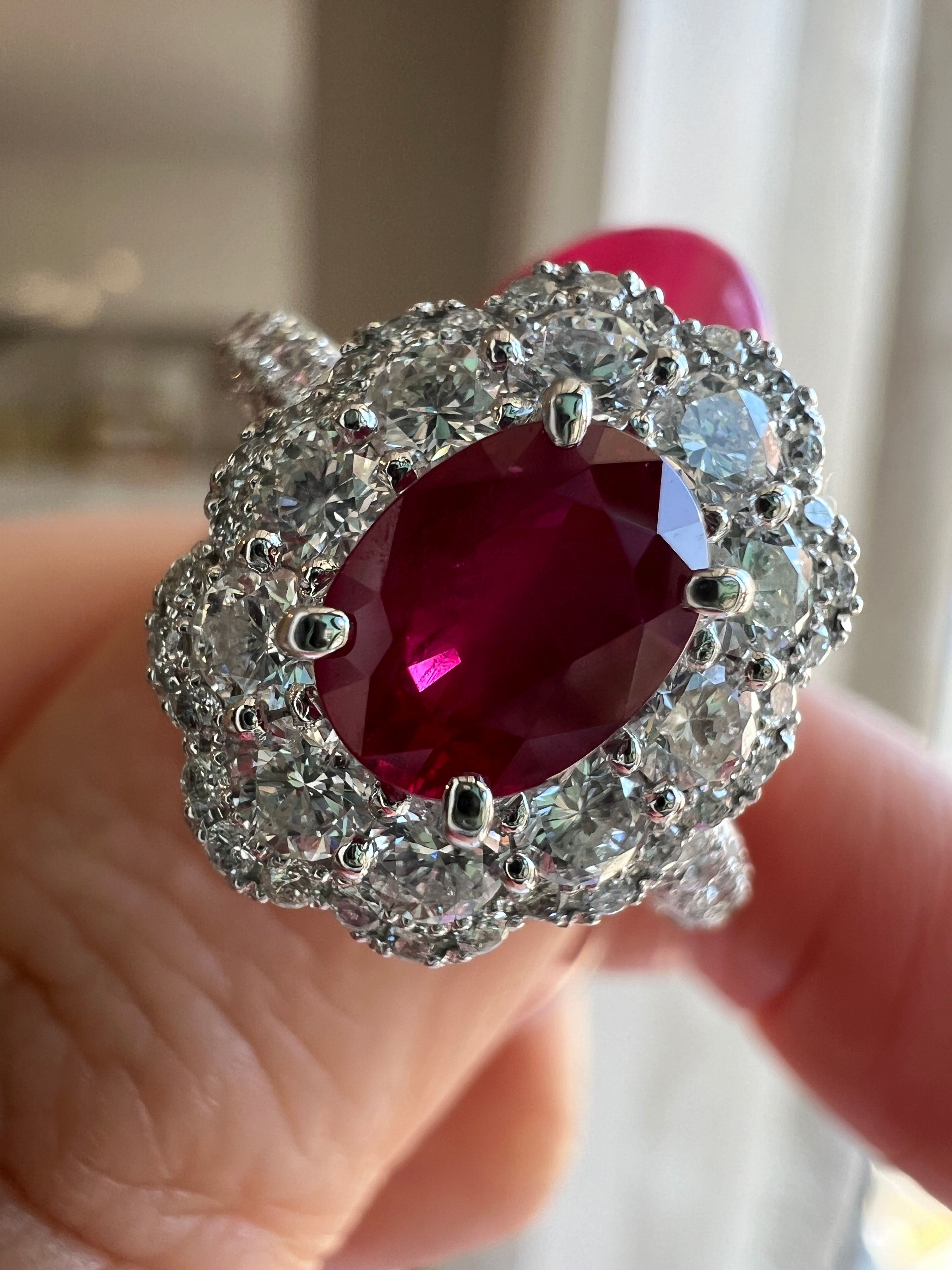 ルビーの水遊び