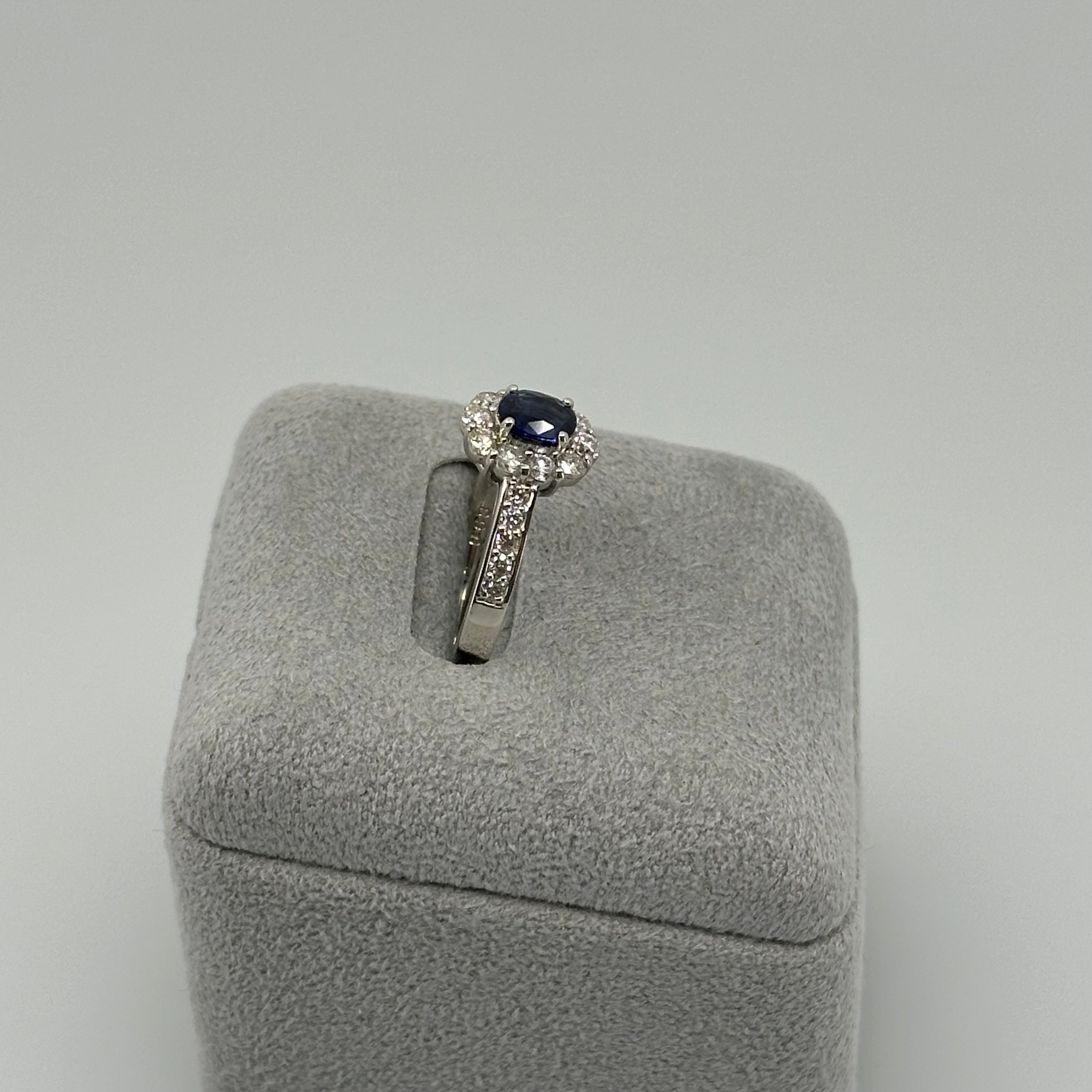 105［一点物］リング ロイヤルブルーサファイア 0.6ct前後 OV PT