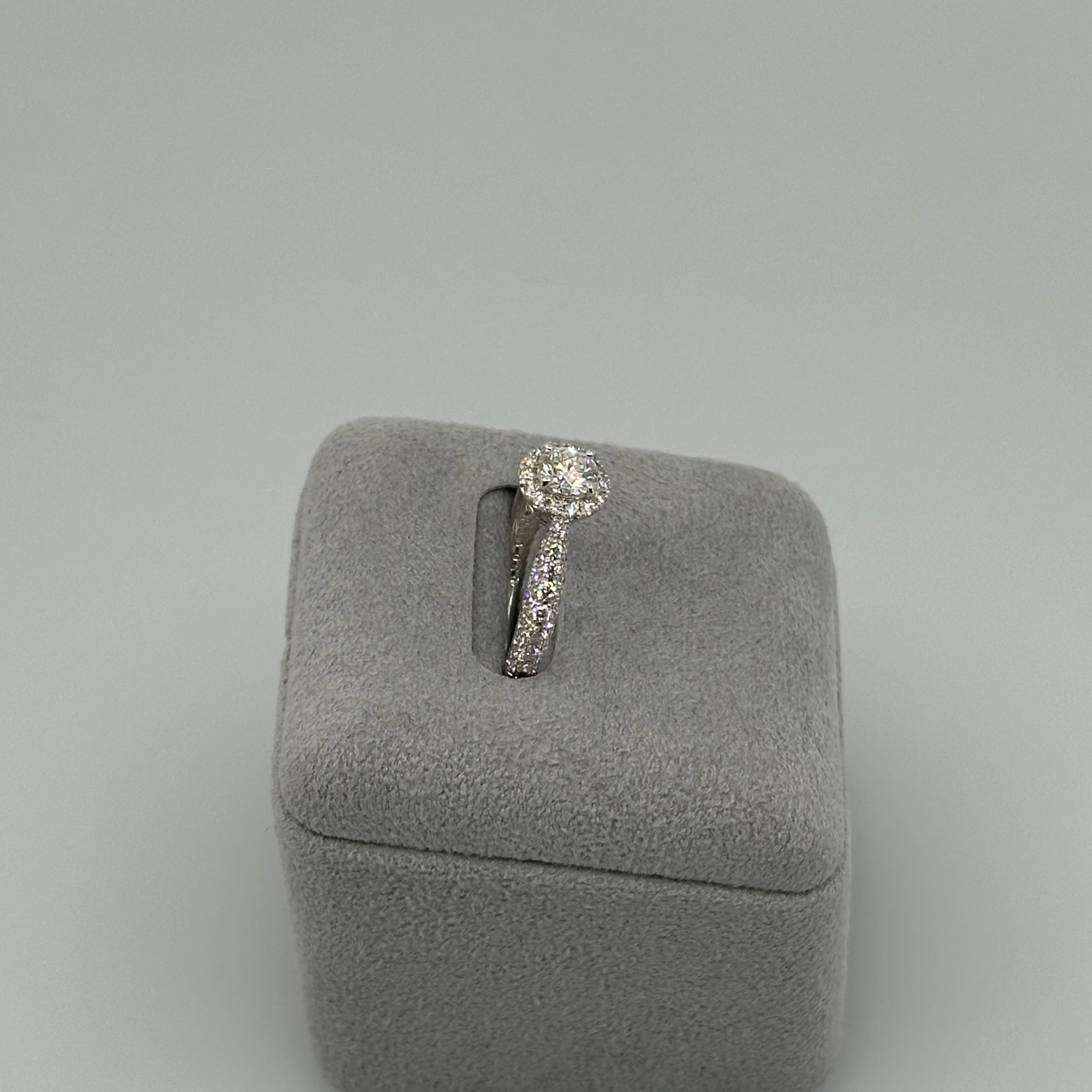 3［一点物/パリの小路］リング ダイヤ0.5ct前後 RO K18YG/PT