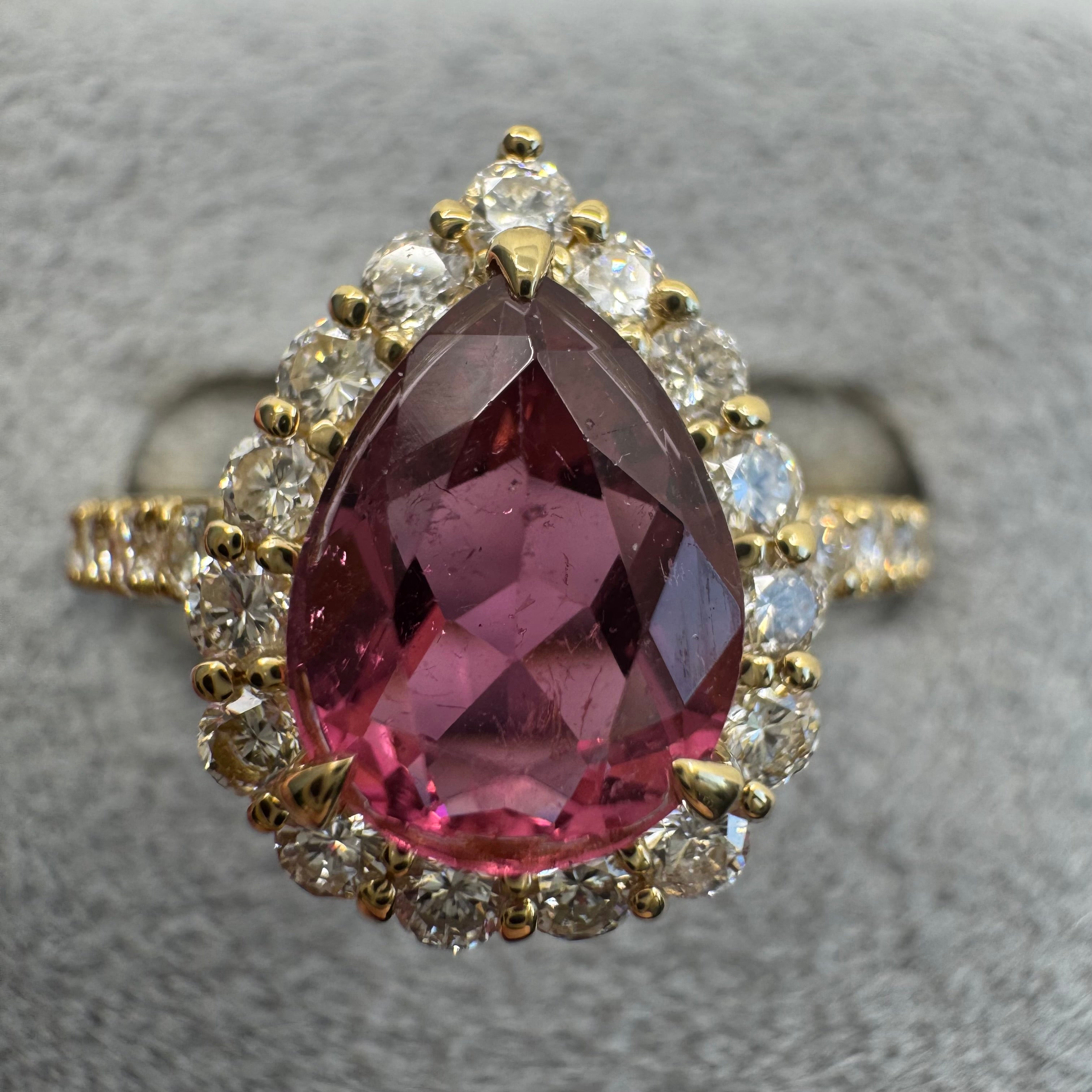 88［一点物］リング トルマリン 1.5ct前後 PS YG