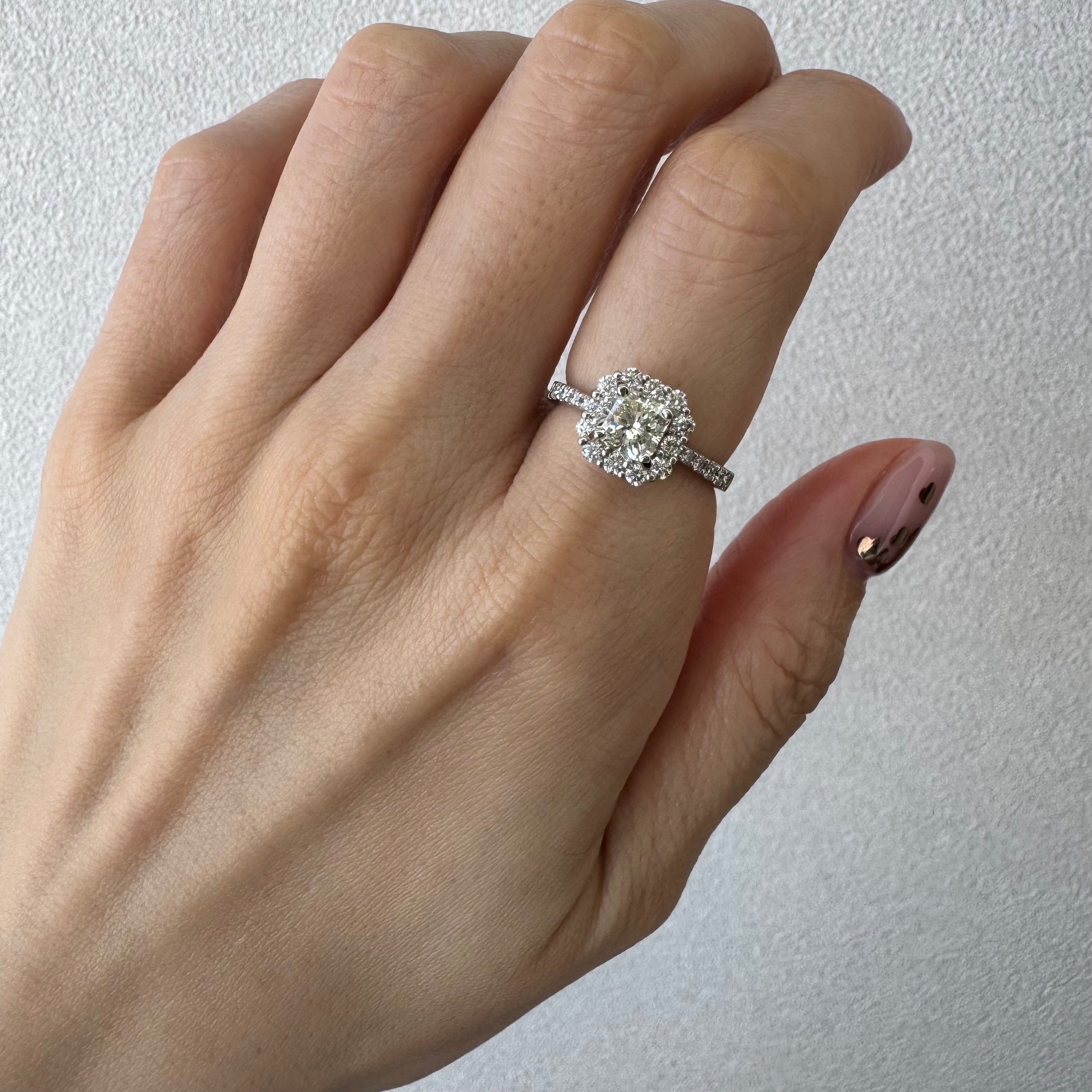 23［一点物］リング ダイヤ 1ct SQ PT