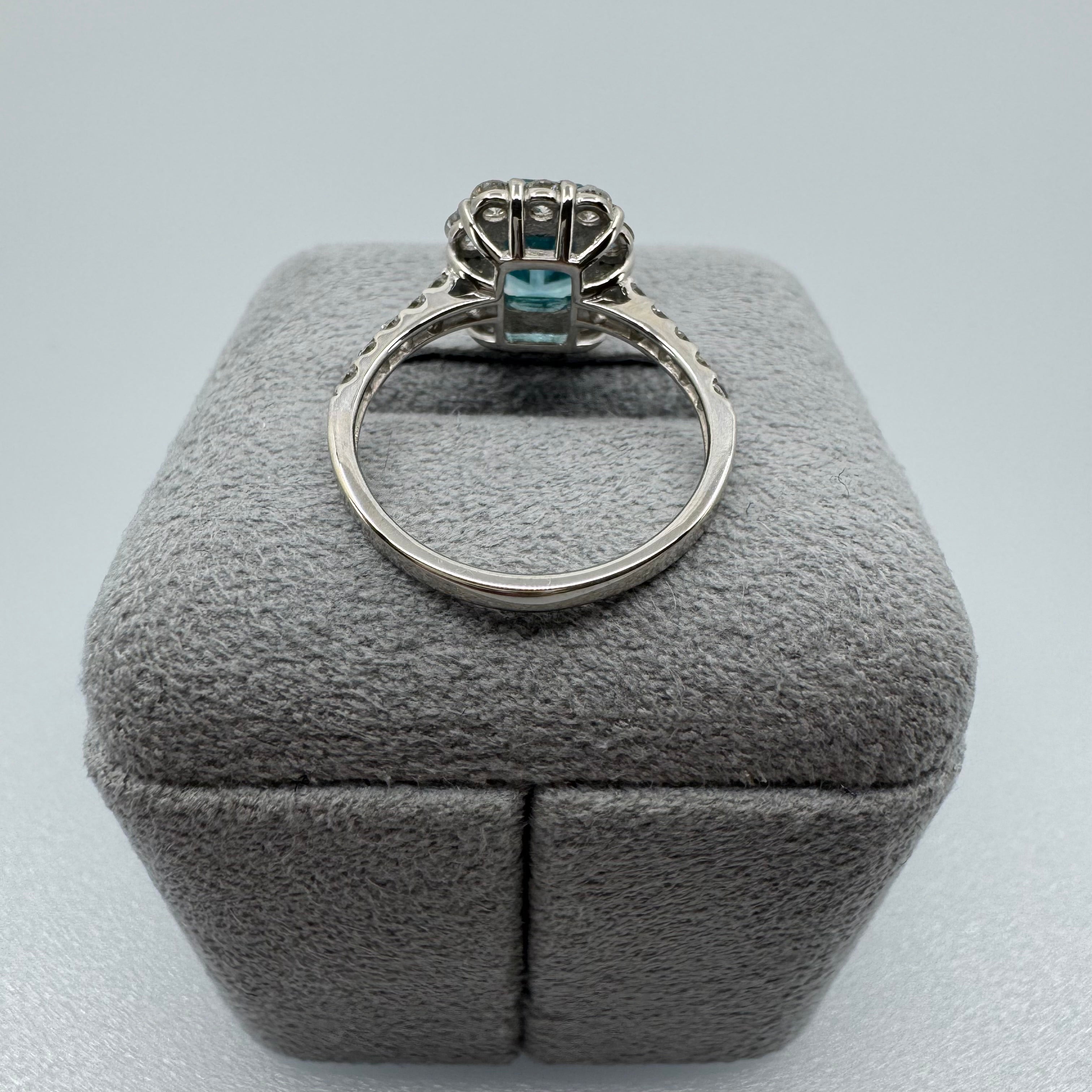 166［一点物］リング ジルコン 2.0ct前後 SQ PT