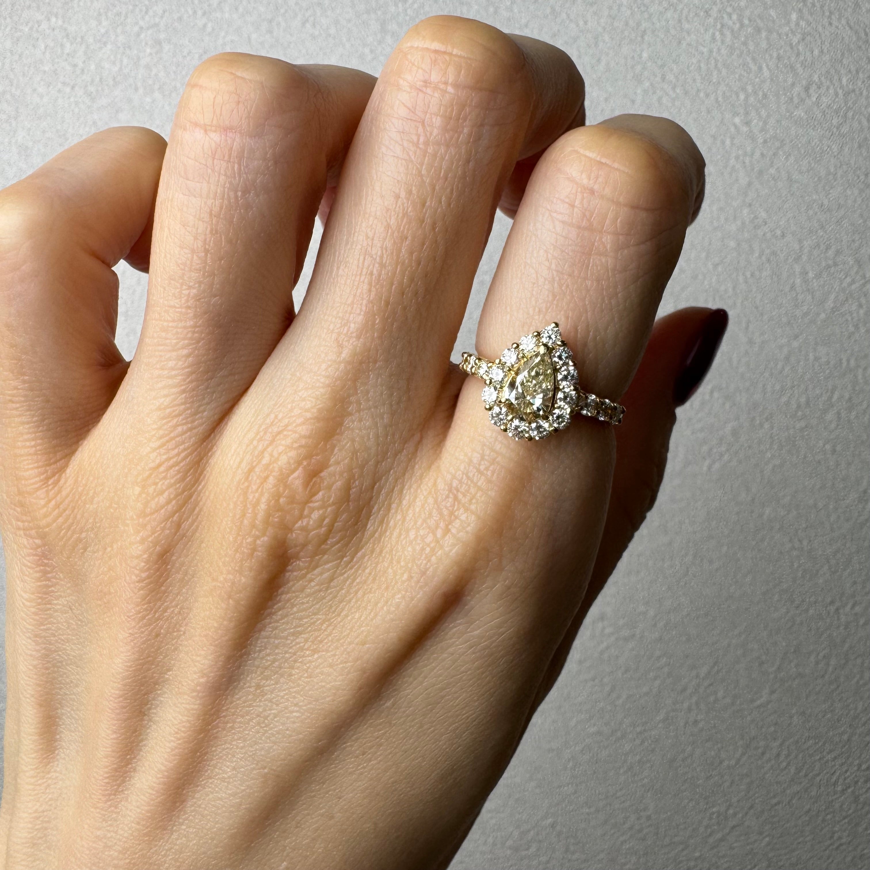 13［一点物］リング ダイヤ 0.6ct PS YG