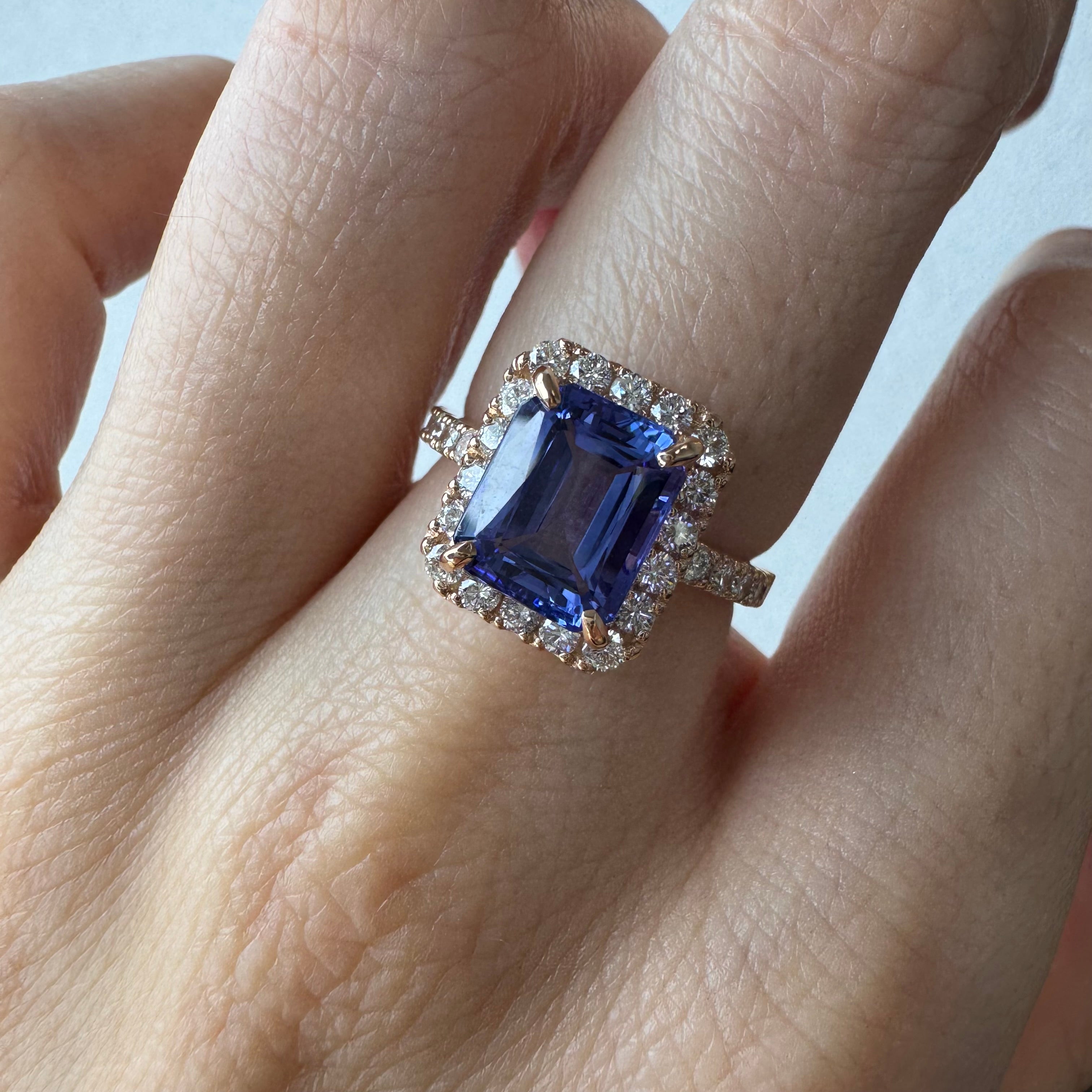 196［一点物］リング タンザナイト 2.9ct EM PG