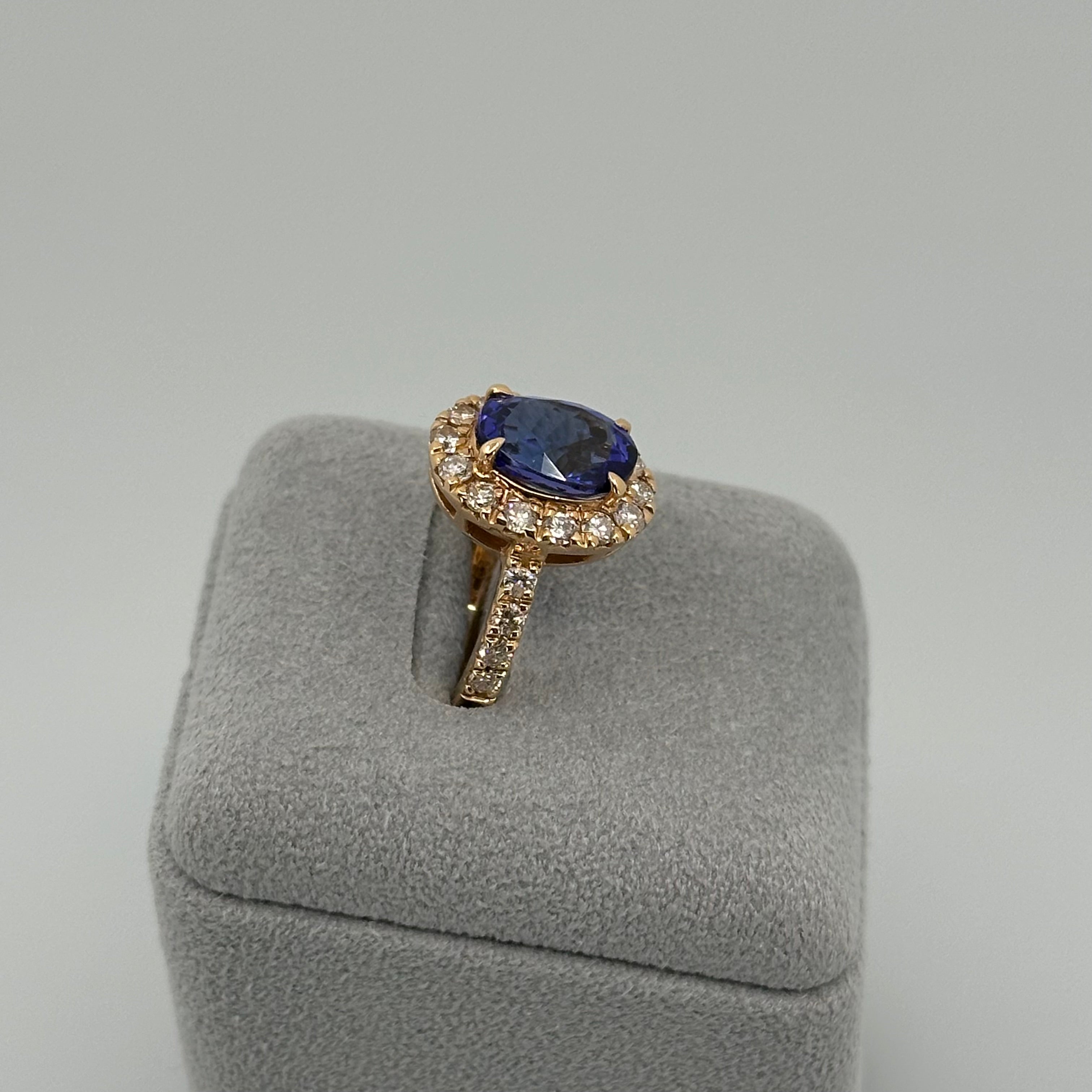 ［一点物］リング  タンザナイト  5ct   YG/PG