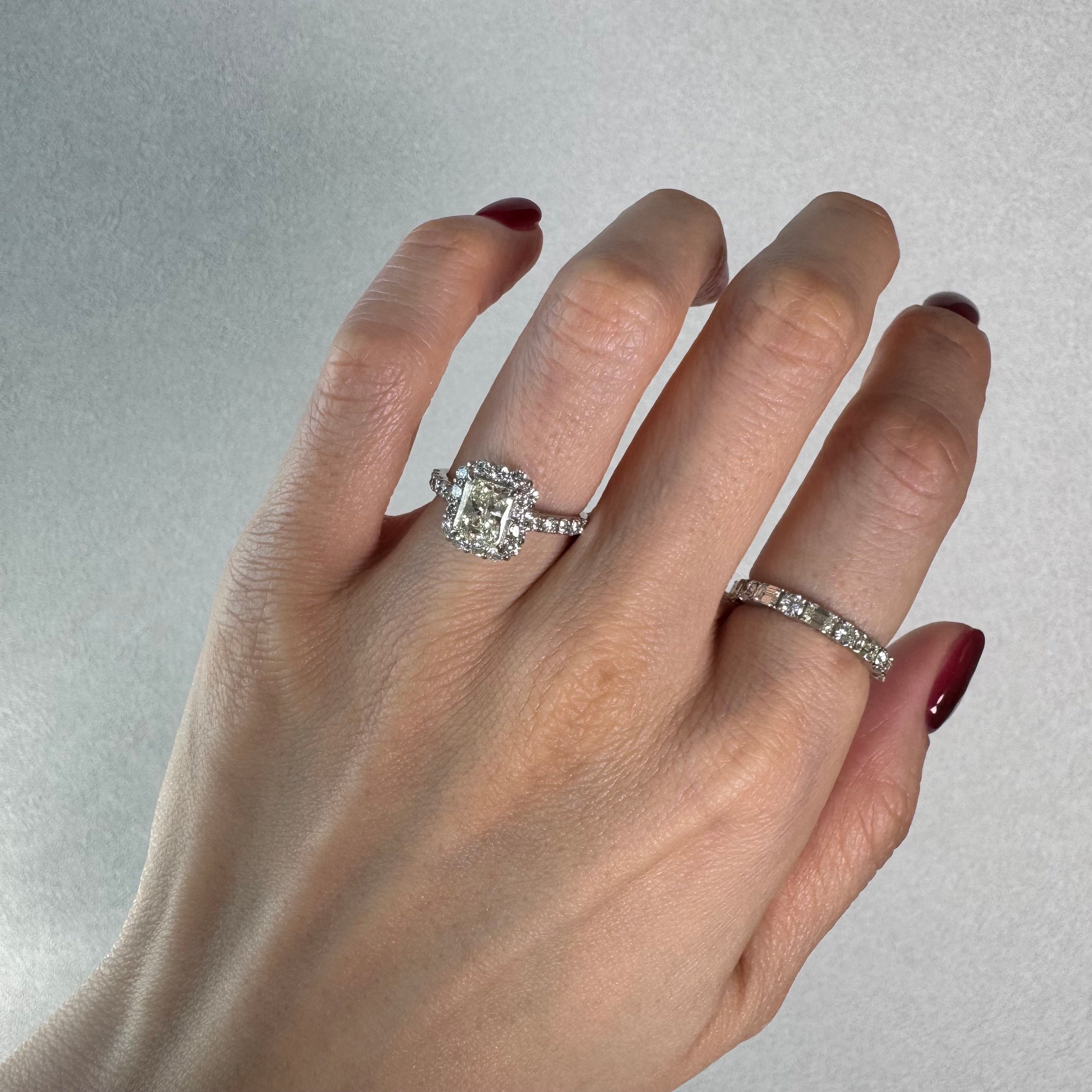 24［一点物］リング ダイヤ 1.1ct前後 EM PT