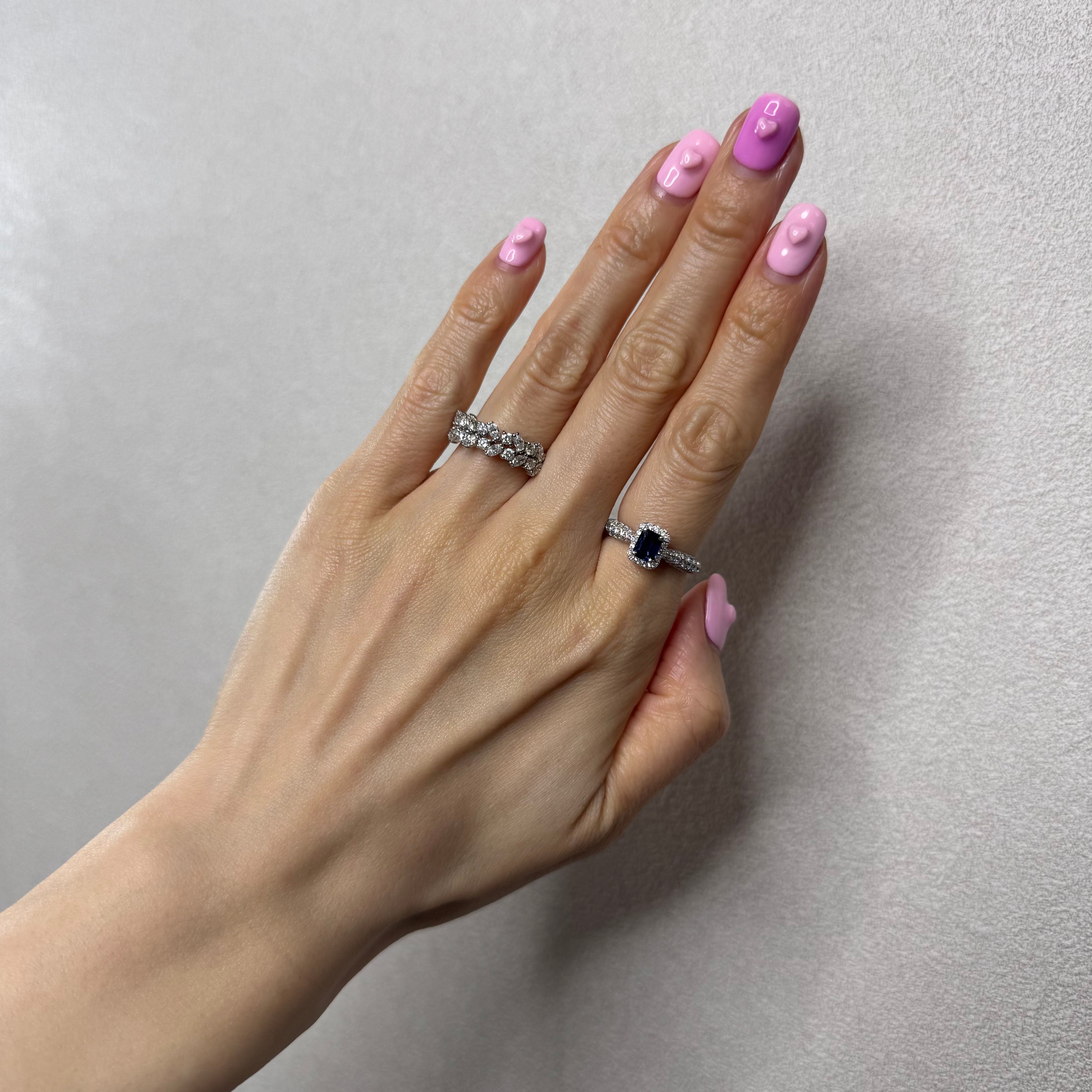 ［パリの小路］リング ブルーサファイア 0.9ct前後 SQ