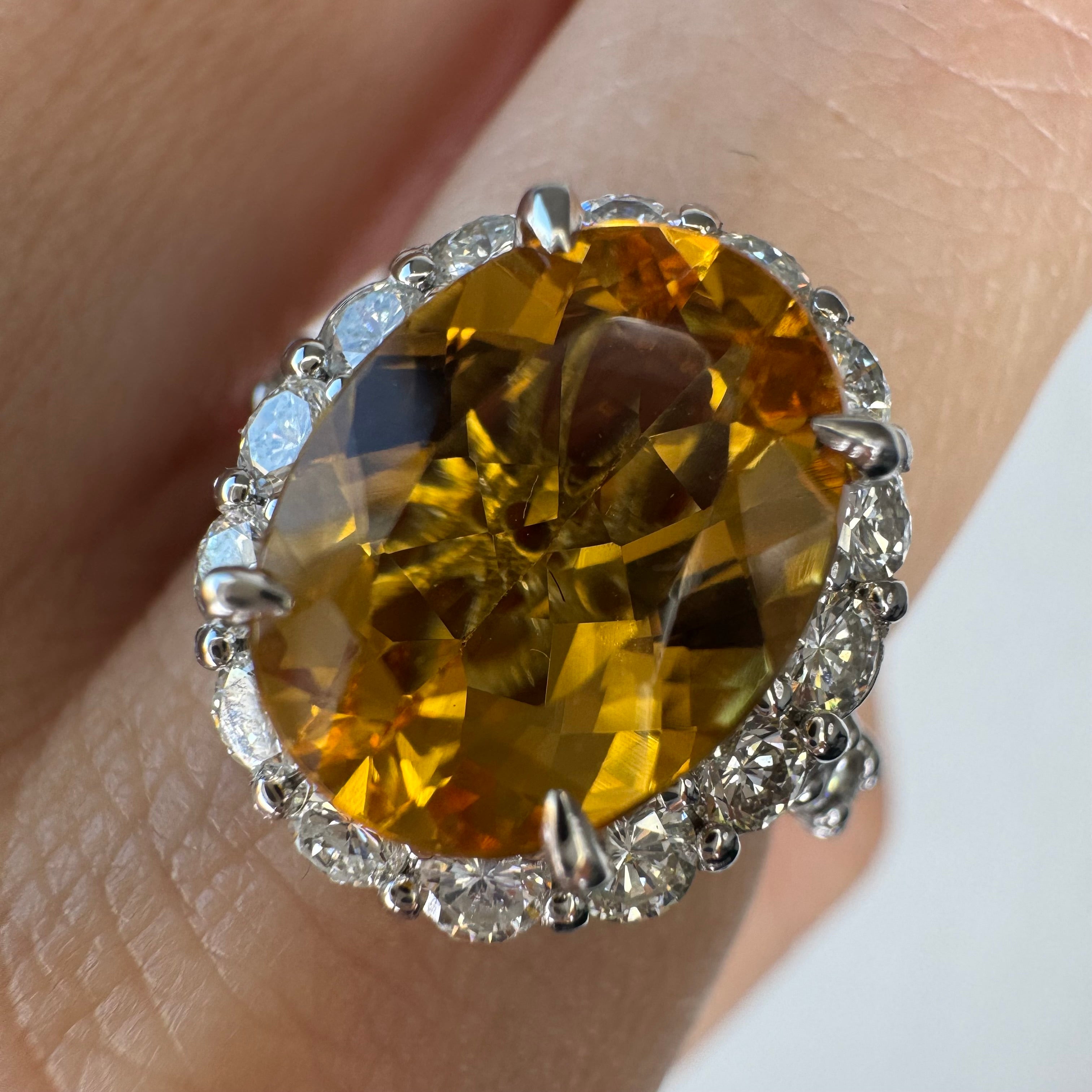 38［一点物］リング ゴールデンベリル 3.3ct前後 OV PT