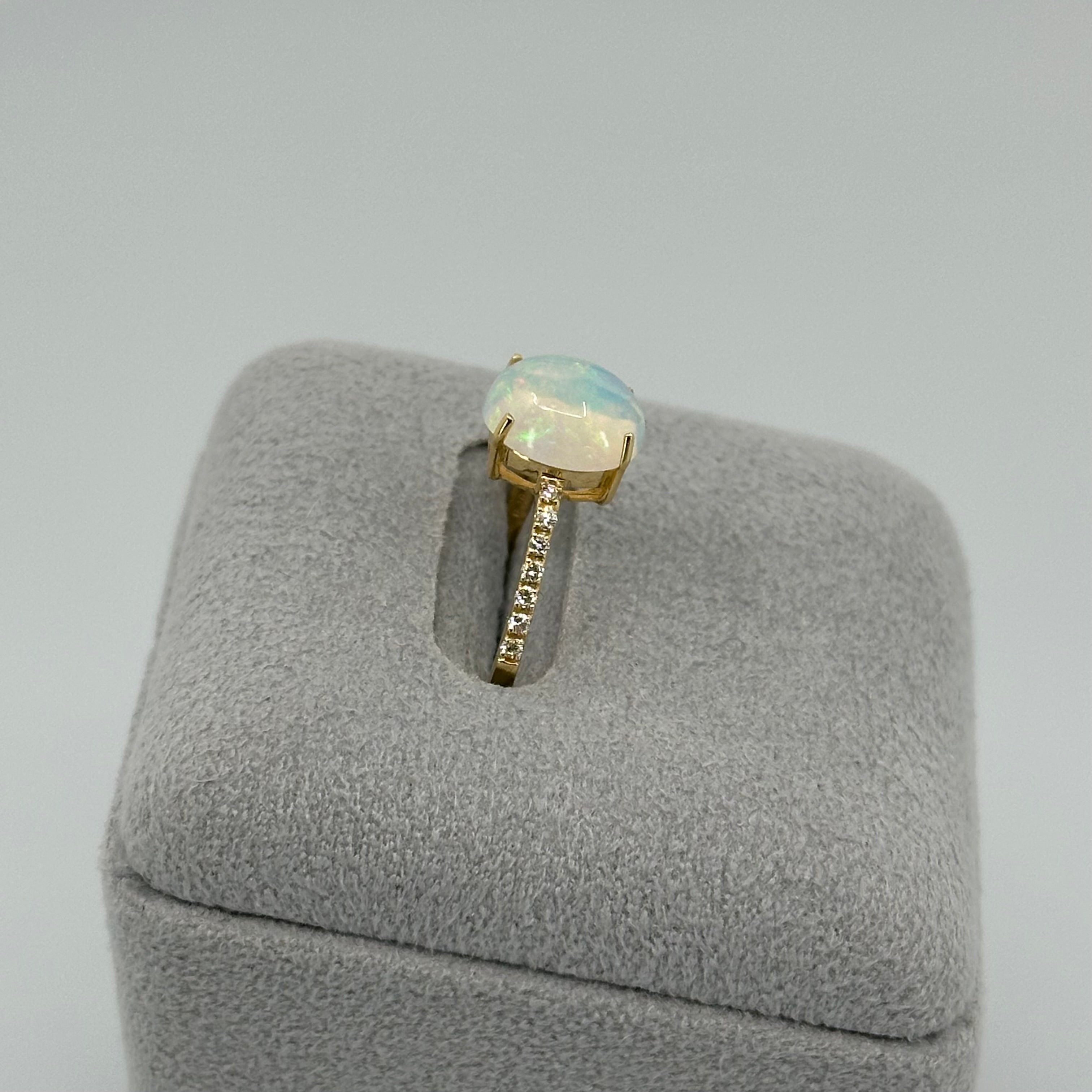 ［一点物］リング  オパール  1.4ct   YG/PT