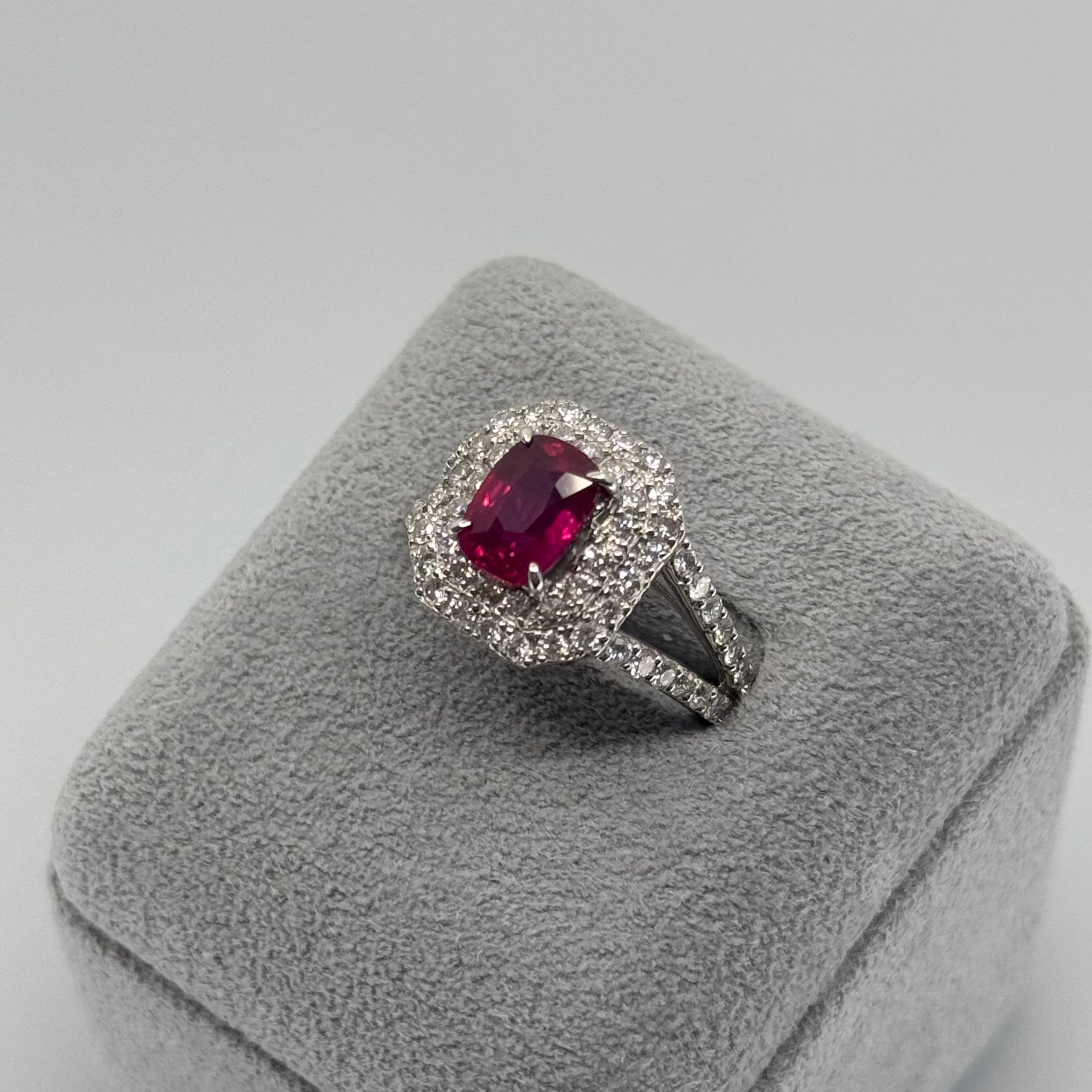 64［一点物］リング ルビー 2.0ct前後 OV PT