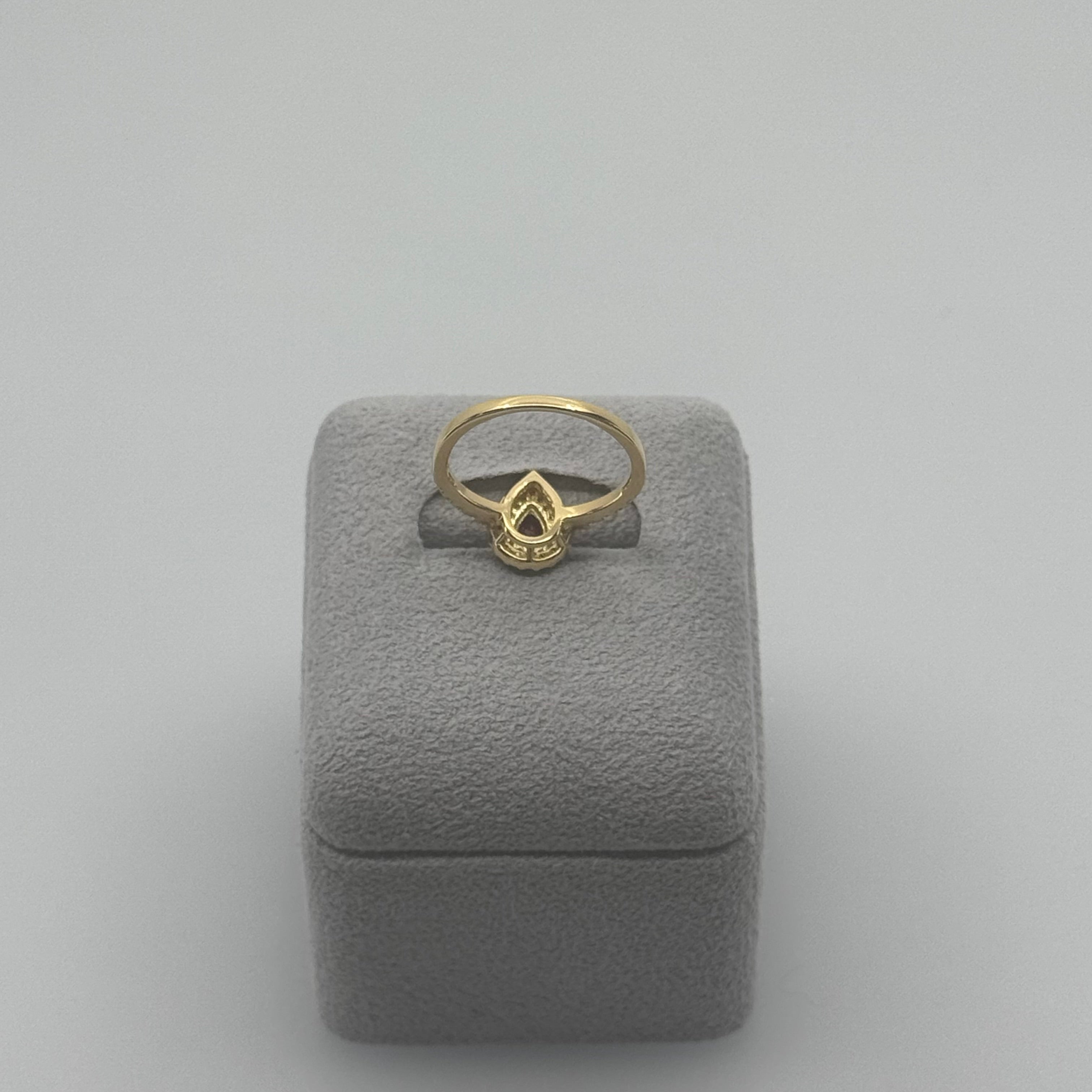 ［一点物］リング ピジョンブラッドルビー 0.4ct PS K18YG