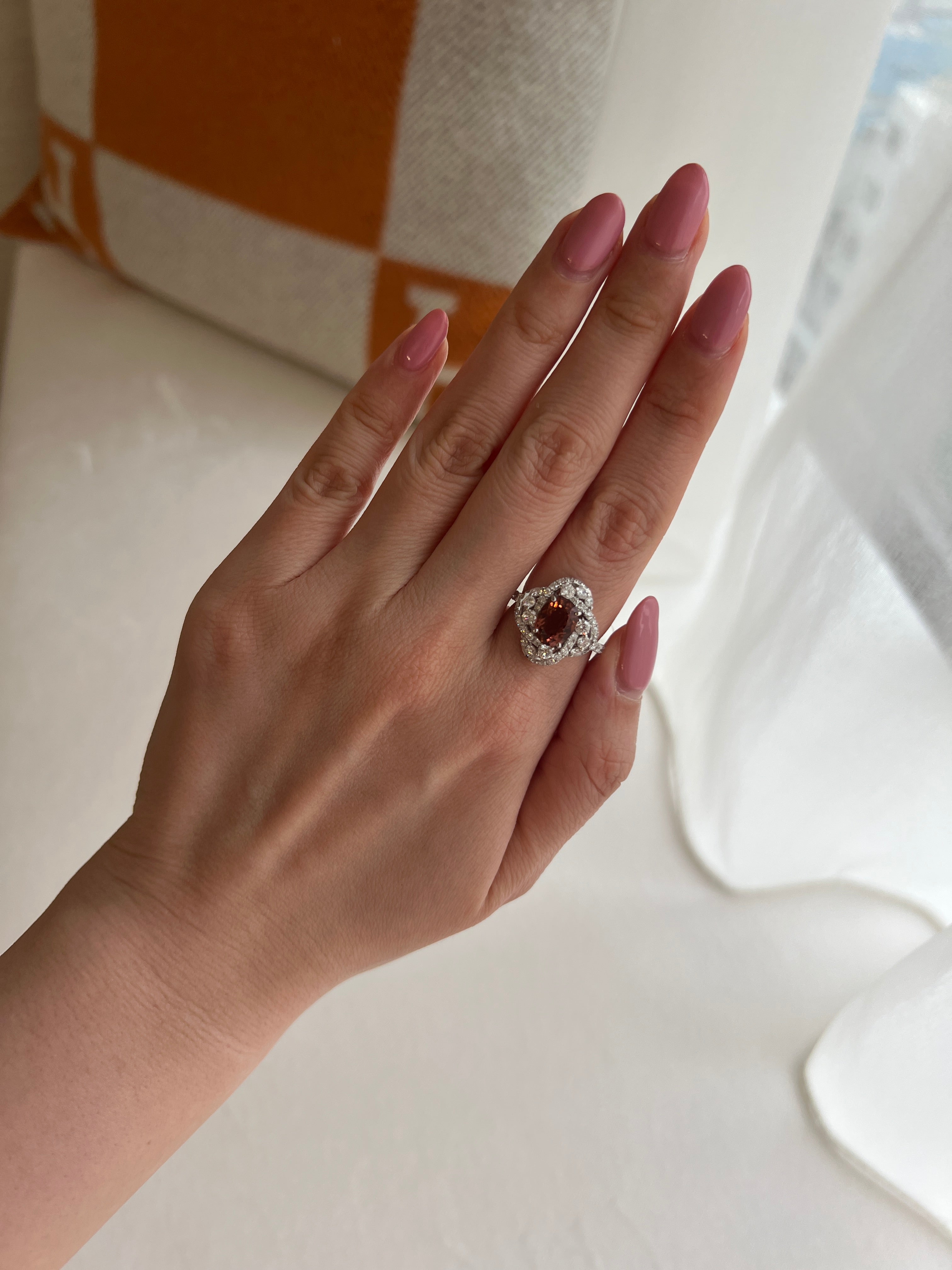 ［プリマドンナ］リング ピンクトルマリン 1.5ct UP OV