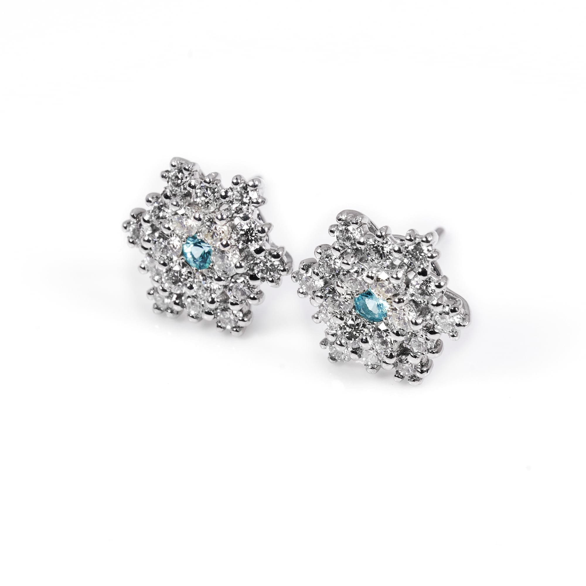 雪の結晶 パライバトルマリンPTピアス｜AYAKO SAKURAI（櫻井 彩子（サクライ アヤコ））公式通販サイト