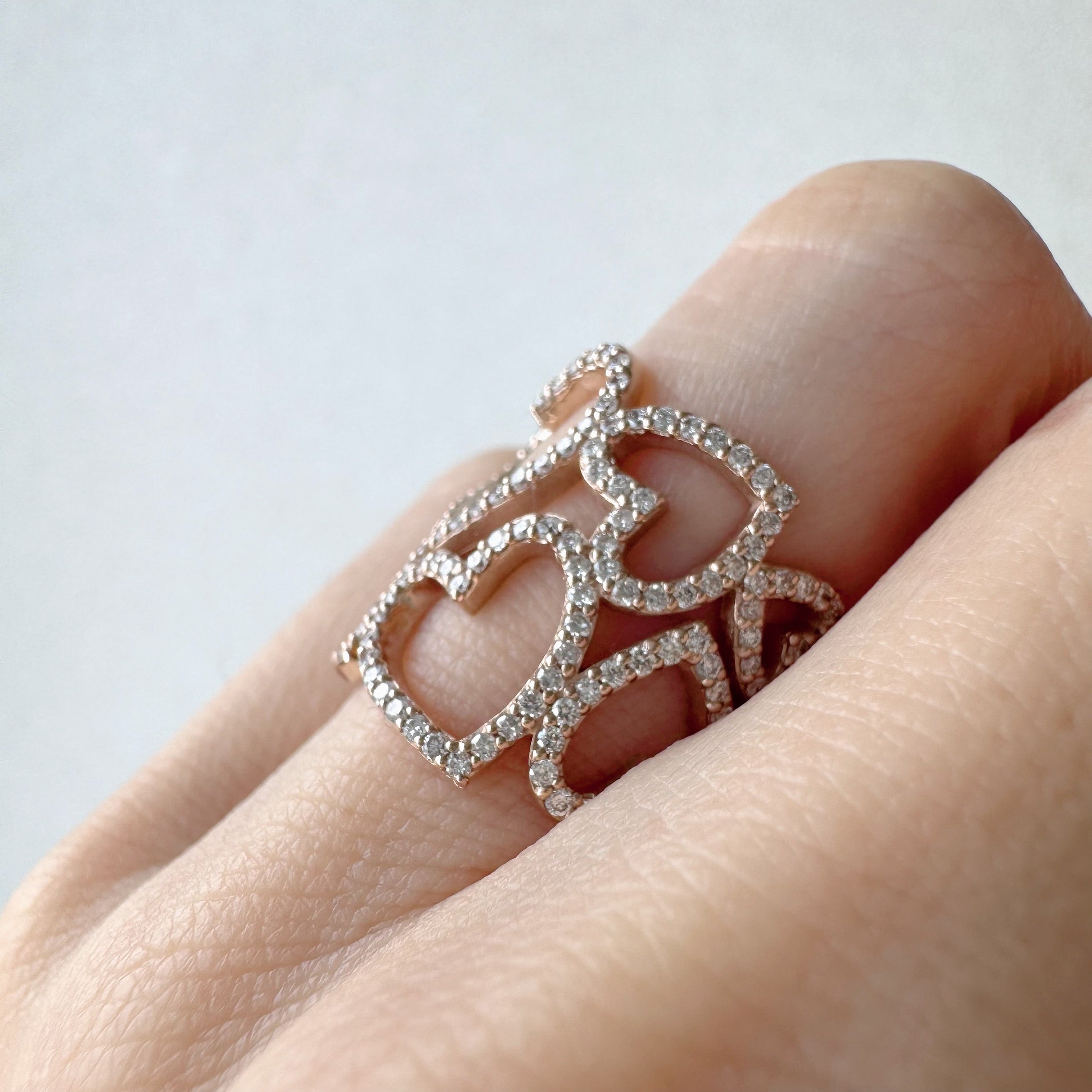 ［ひと夏の🫶🏼〜フルダイヤバージョン］リング ダイヤ