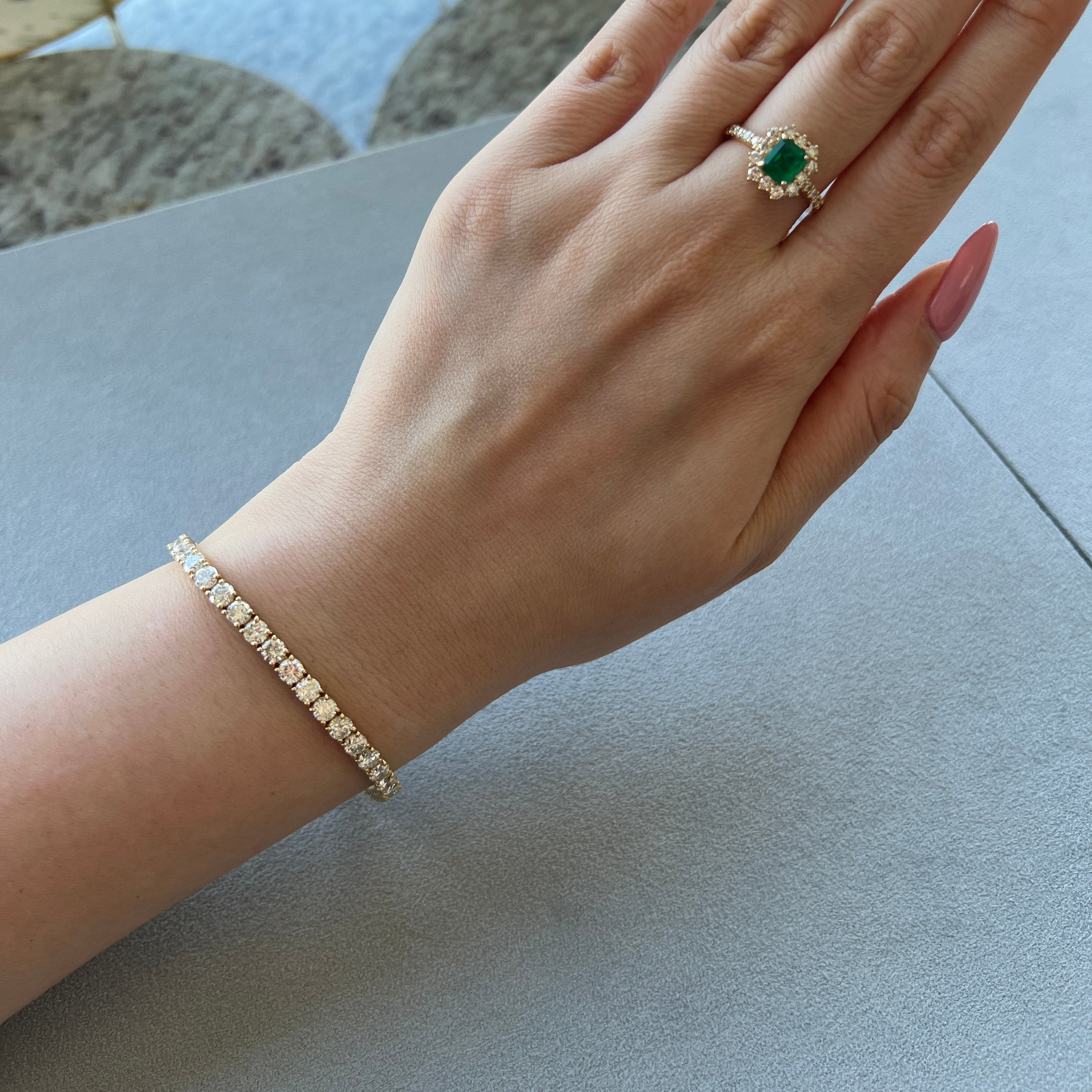 テニスブレス9ct前後 K18YG 〜CGL｜AYAKO SAKURAI（櫻井 彩子（サクライ アヤコ））公式通販サイト