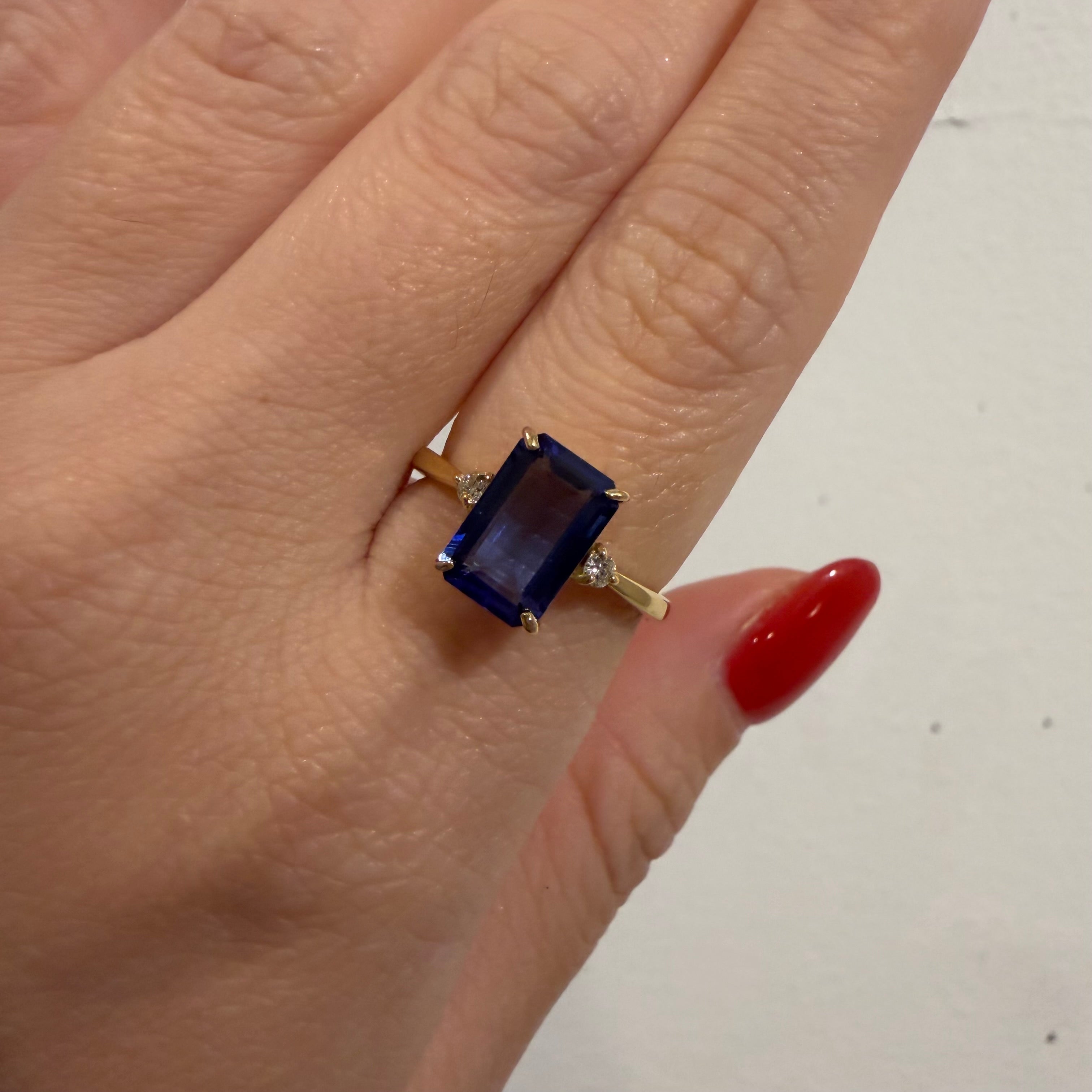 [新作/個数限定/BONBON］リング タンザナイト OV/EM