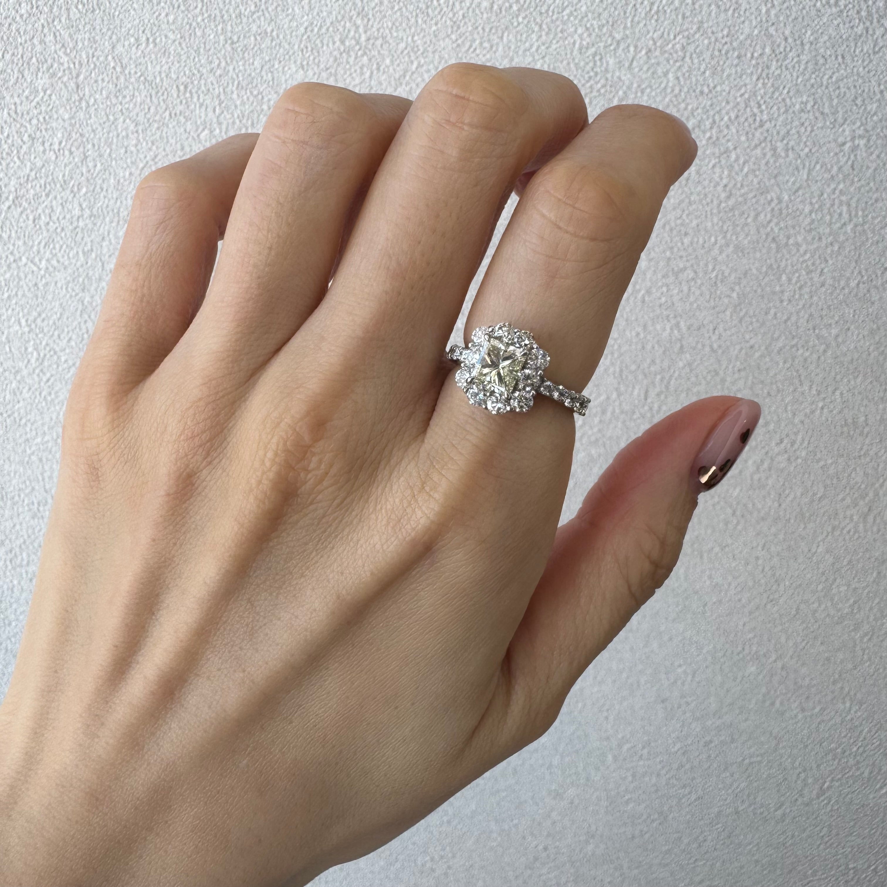 26［一点物］リング ダイヤ 1ct SQ PT