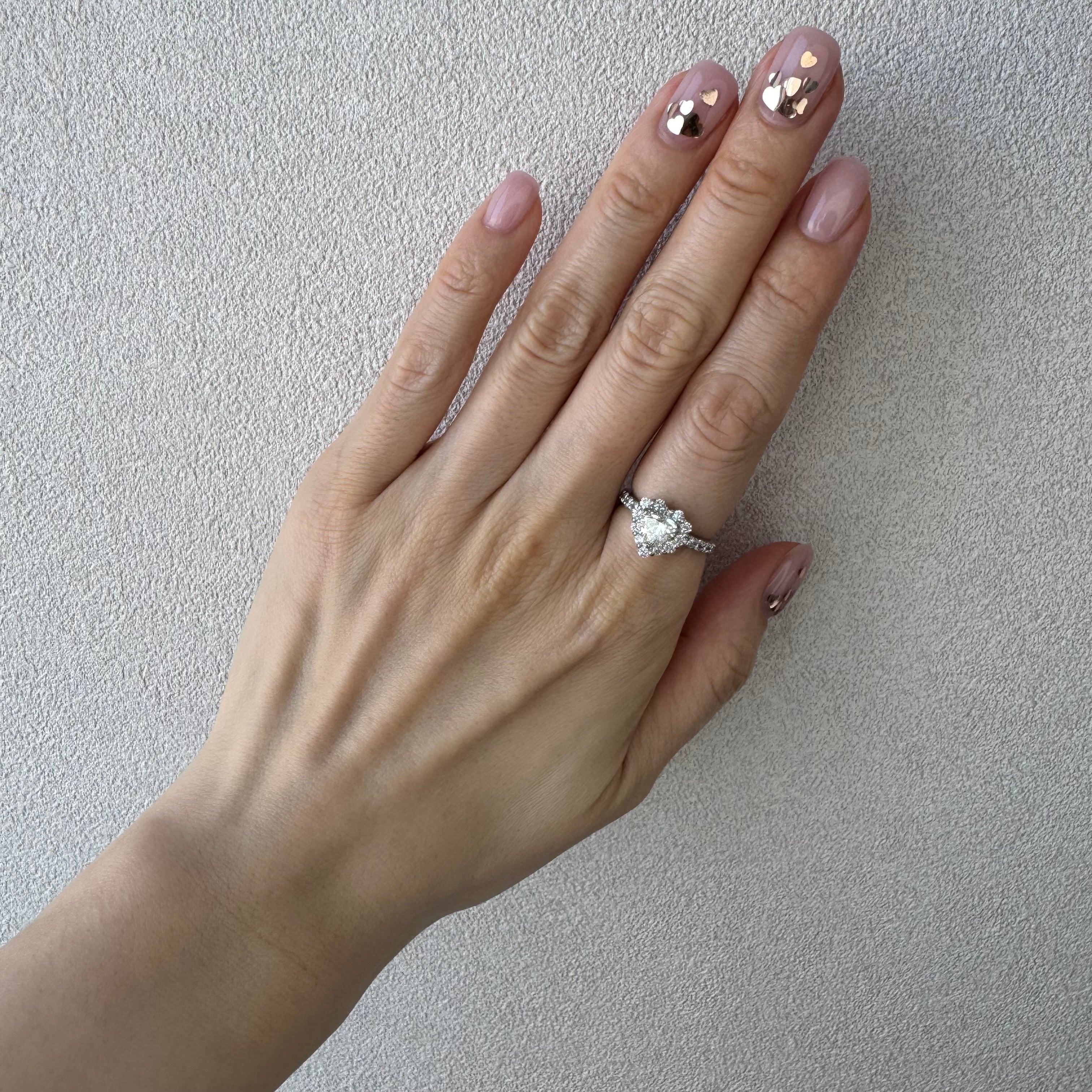 10［一点物］リング ダイヤ 1ct HS PT