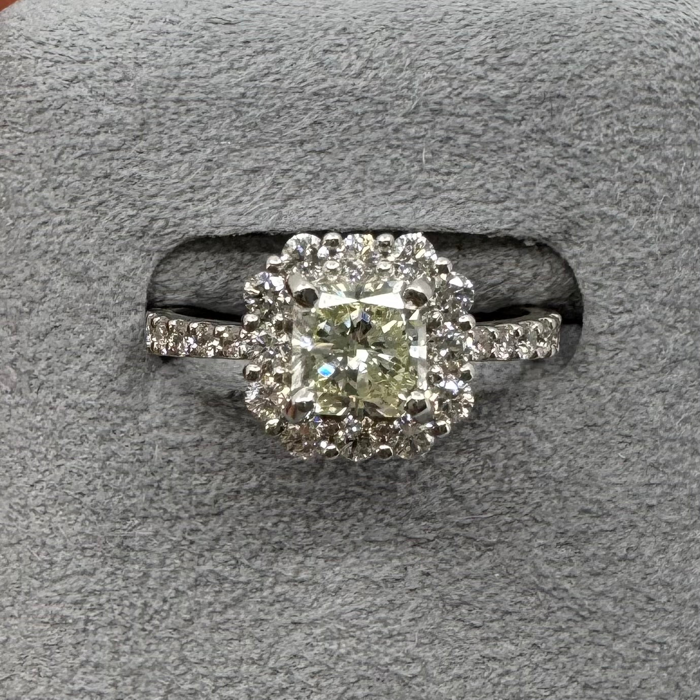 23［一点物］リング ダイヤ 1ct SQ PT