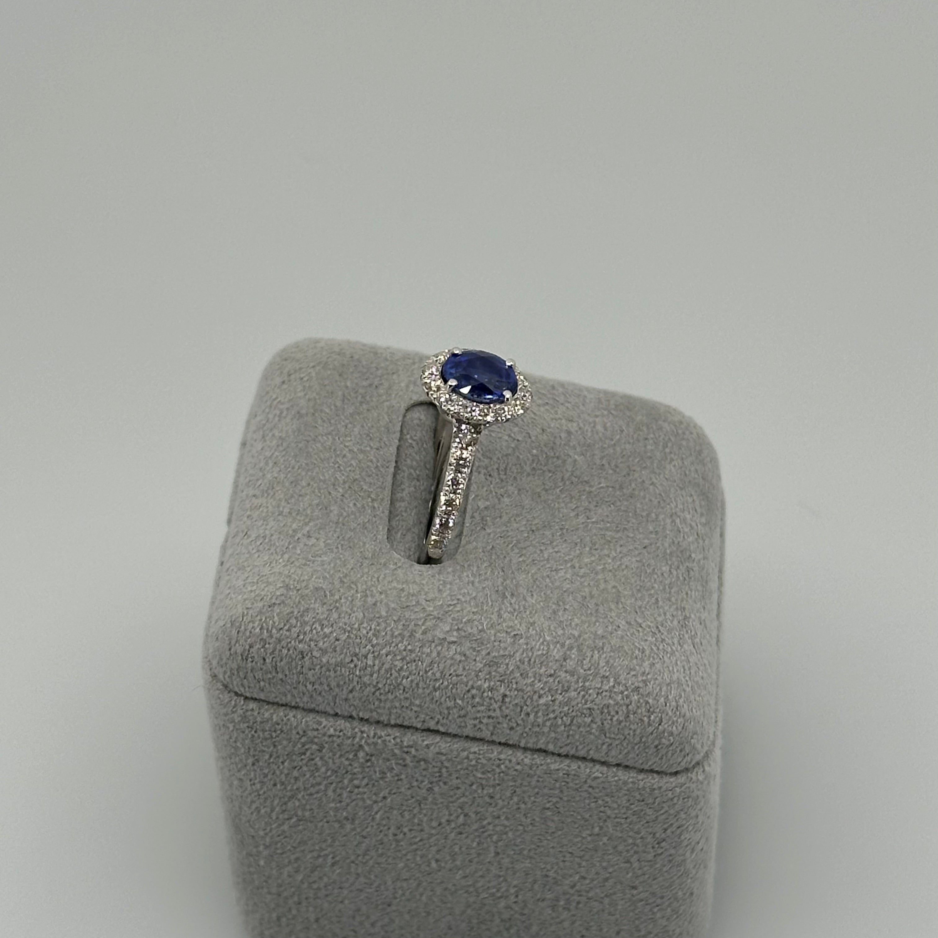 109［一点物］リング ブルーサファイア 1.4ct前後 OV PT