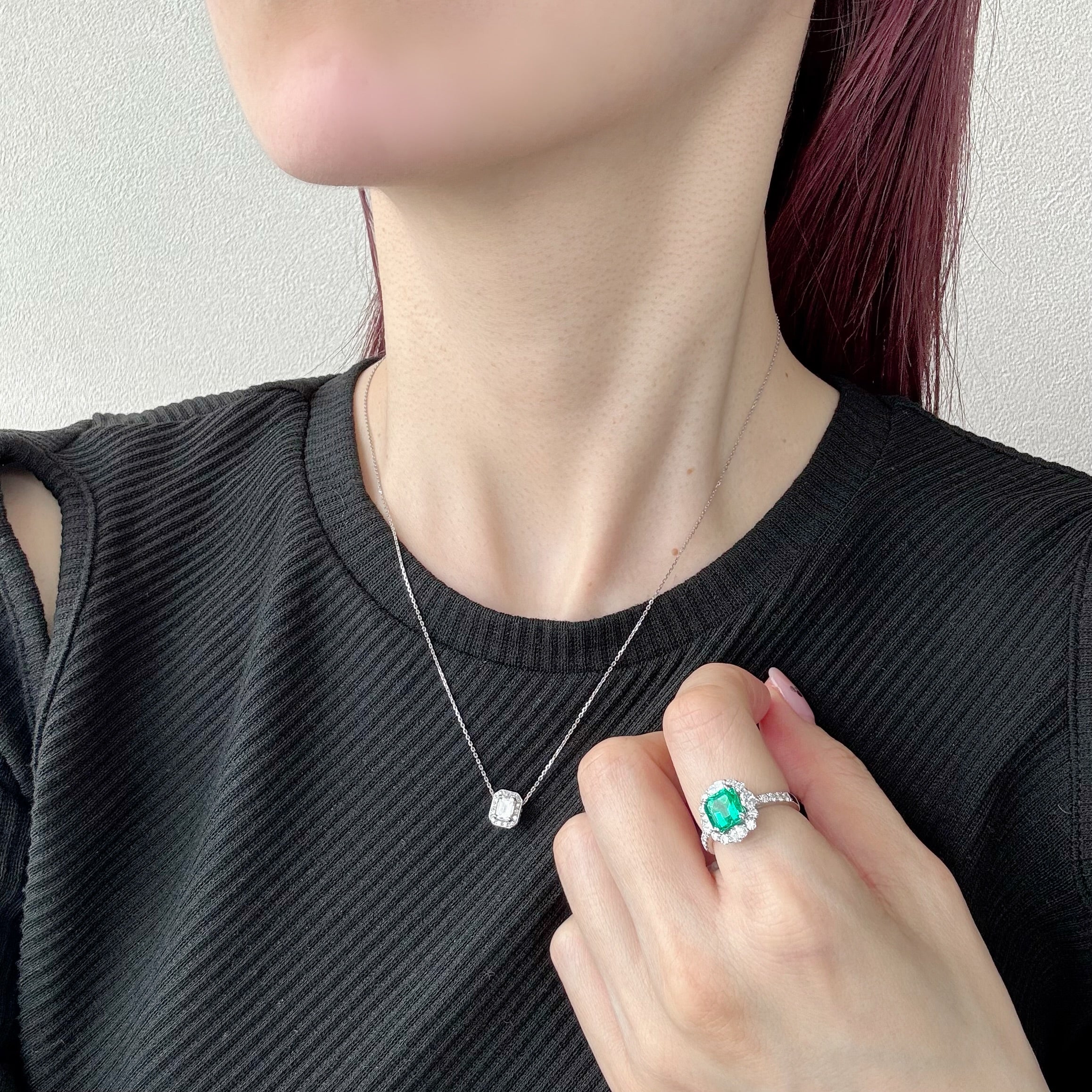 ［一点物］リング 超特品 エメラルド 中石1.7ct前後 SQ PT