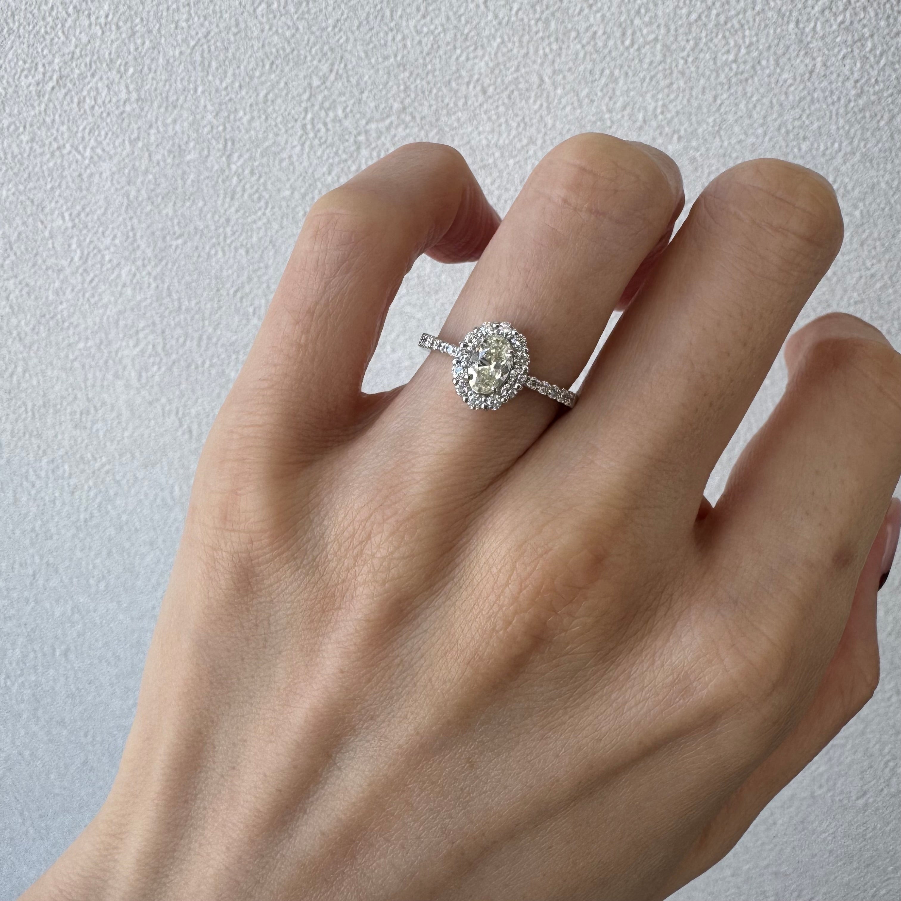 11［一点物］リング ダイヤ 0.5ct OV PT