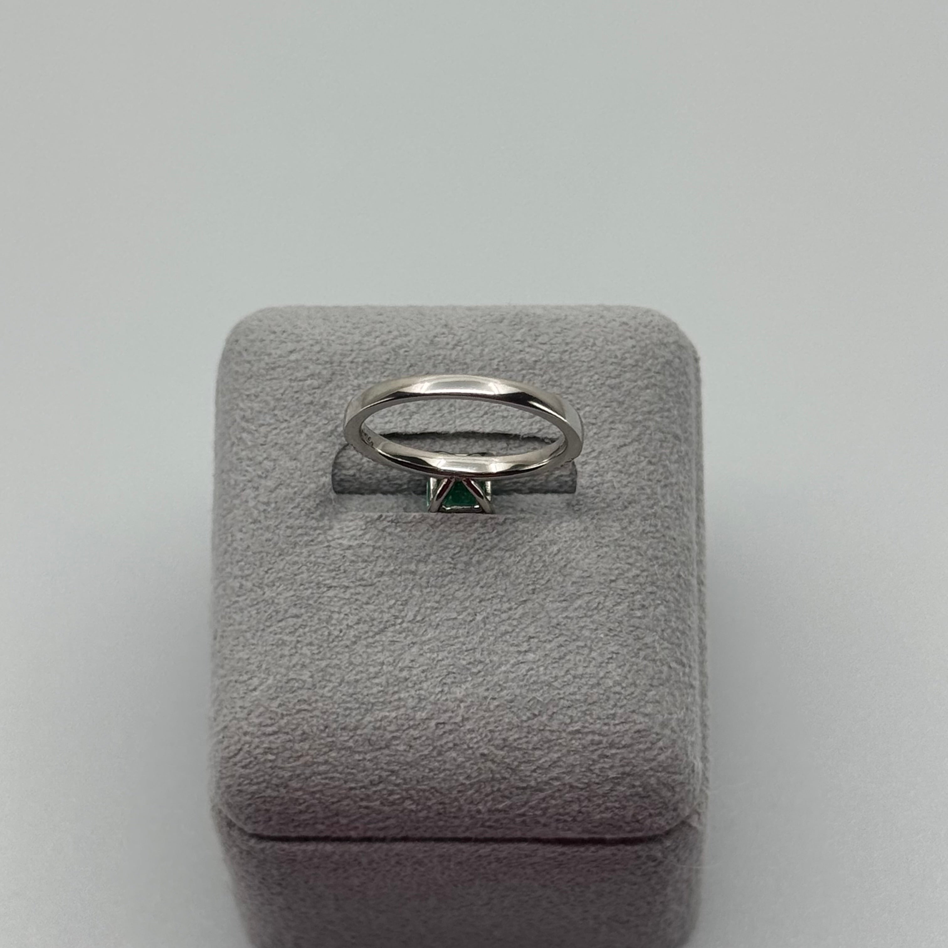 ［アルル］リング エメラルド 0.9ct SQ PT