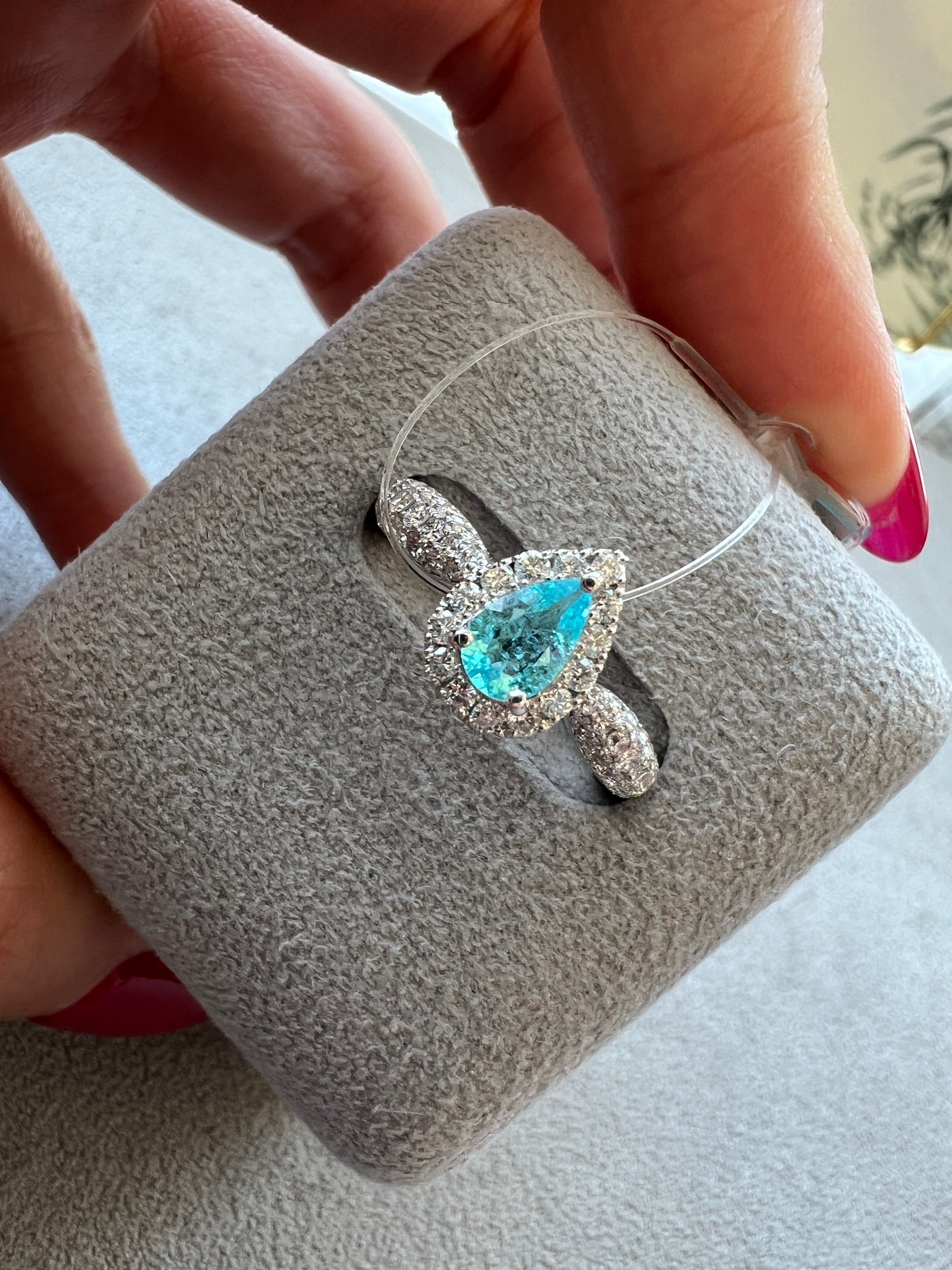 149-特品 パリの小路 パライバ 中石0.38ct前後 PS PT リング〜ブラジル産 GIA 彩子と久美子も欲しい｜AYAKO SAKURAI（櫻井 彩子（サクライ アヤコ））公式通販サイト