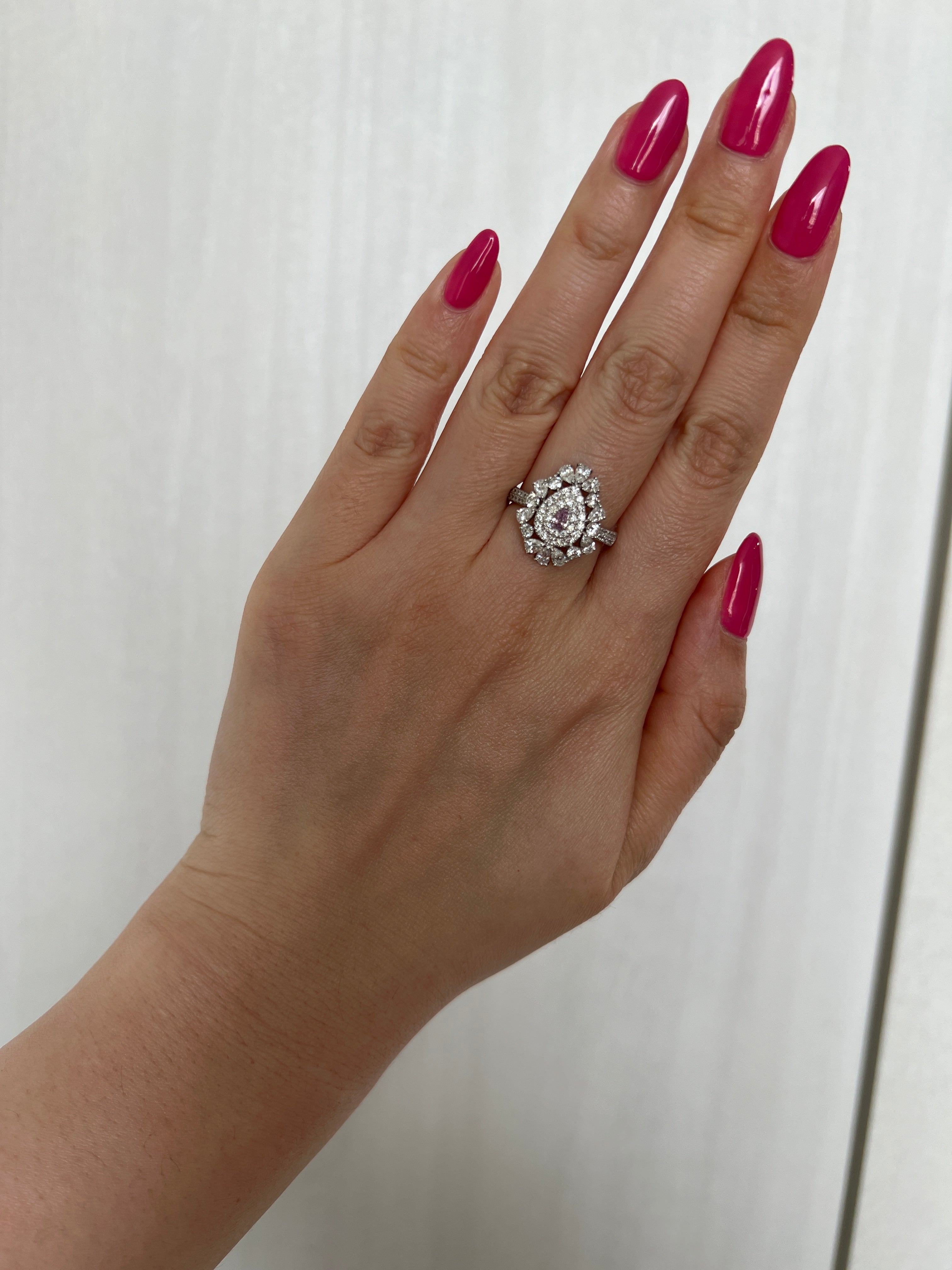 220-ウィステリア パープルダイヤ 0.08ct前後 PS PT リング〜FIPP SI1 CGL｜AYAKO SAKURAI（櫻井 彩子（サクライ アヤコ））公式通販サイト