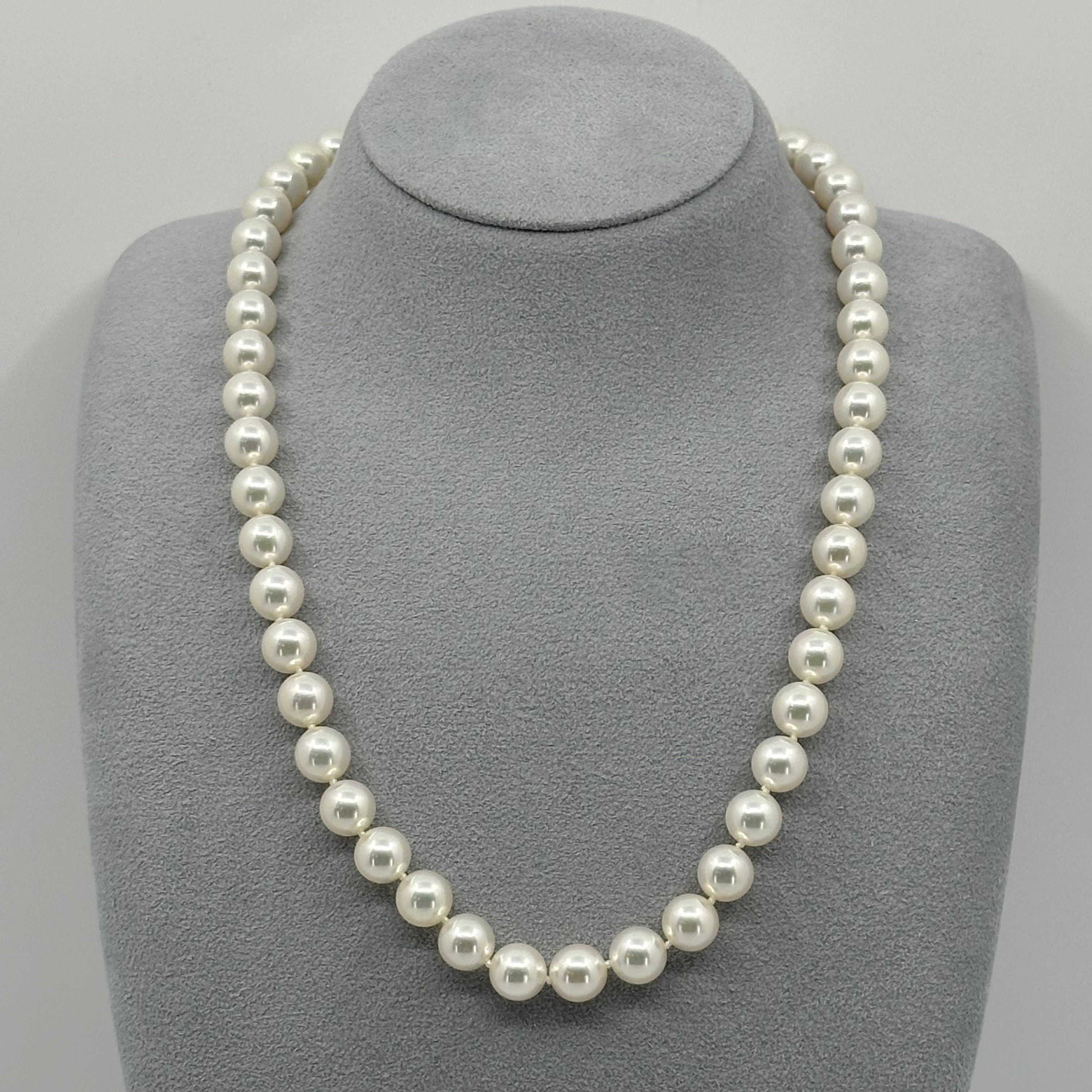 ［クラシックパールネックレス］あこや真珠8−8.5mm