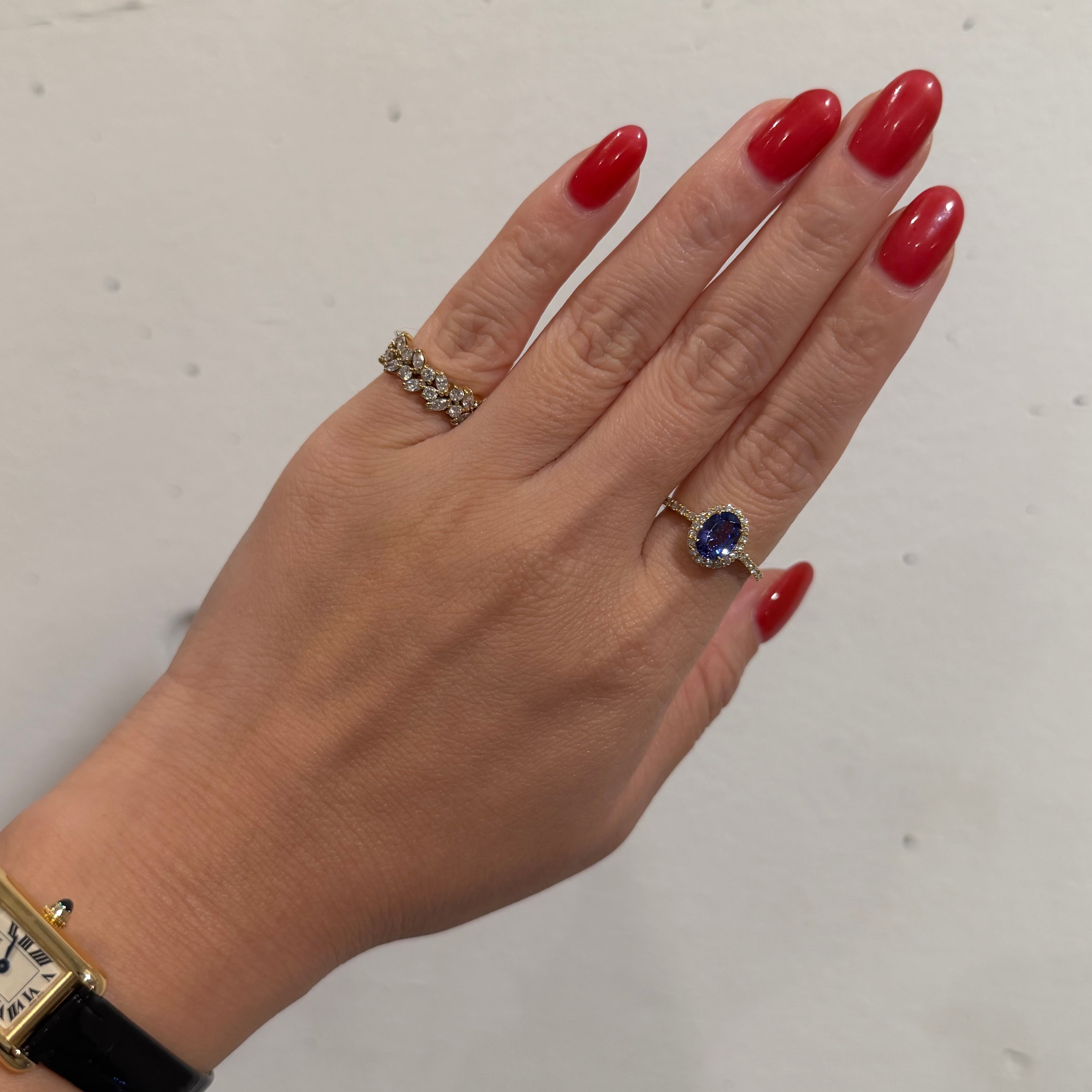 [新作/個数限定/ミスト］リング タンザナイト